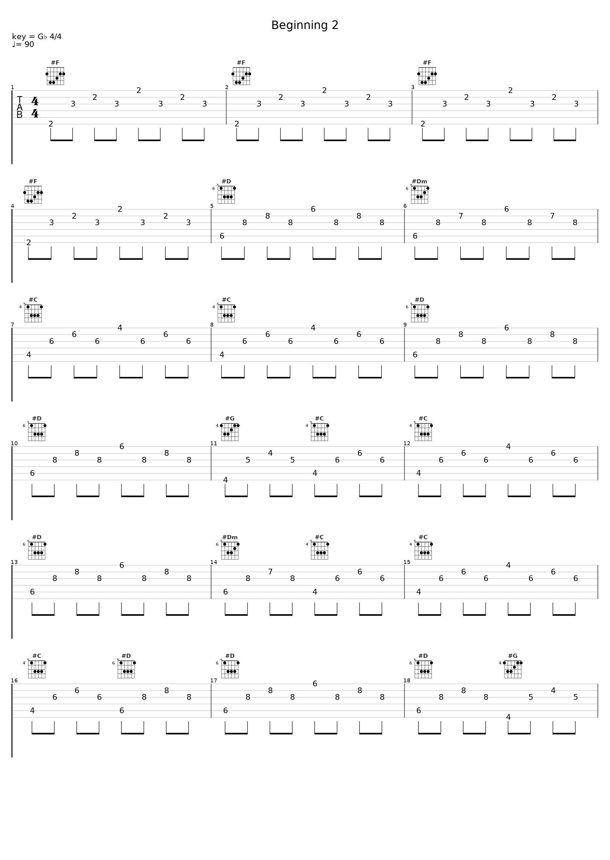 Beginning 2_Sheet Music Boss_1