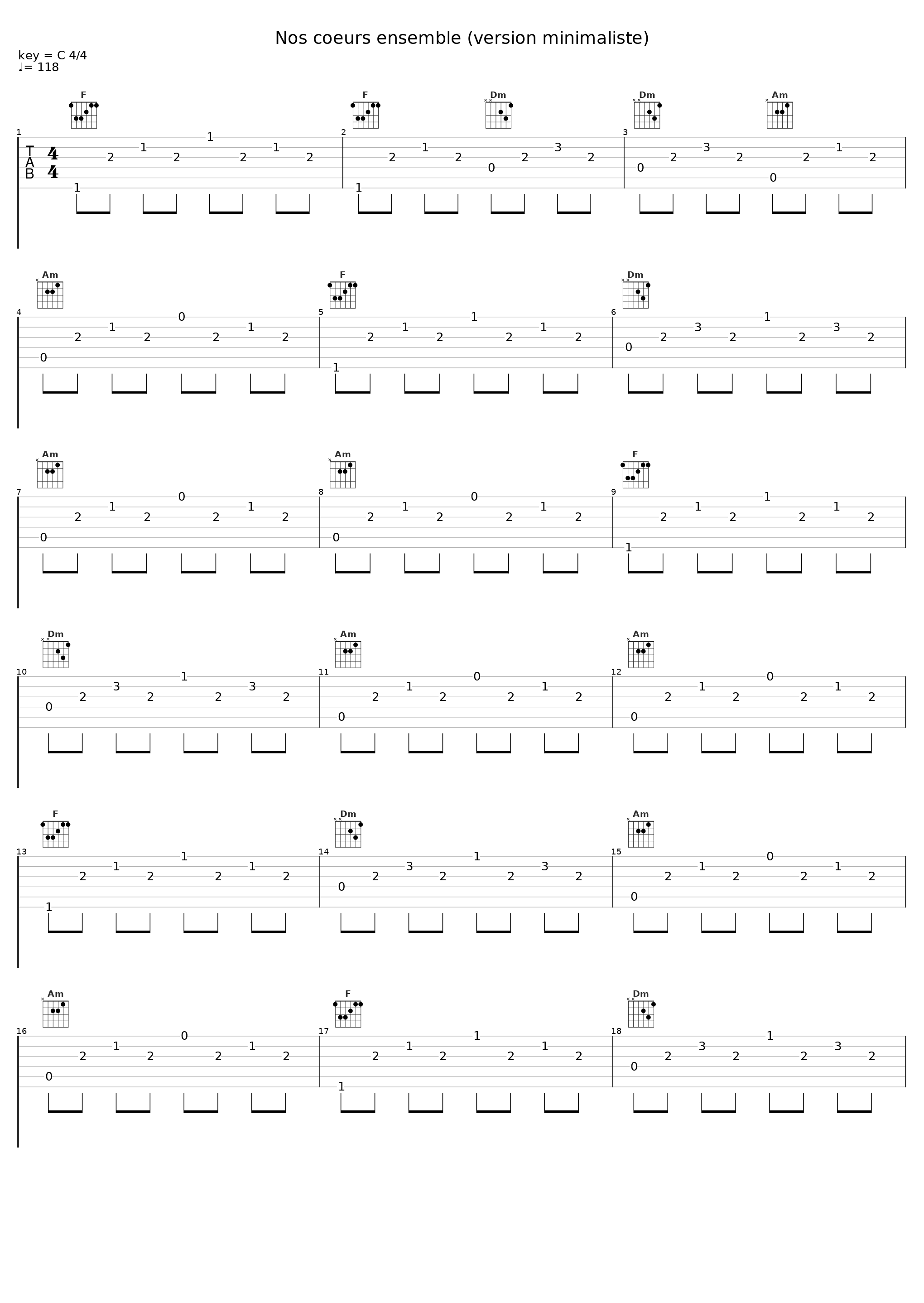 Nos coeurs ensemble (version minimaliste)_Alfa Rococo_1