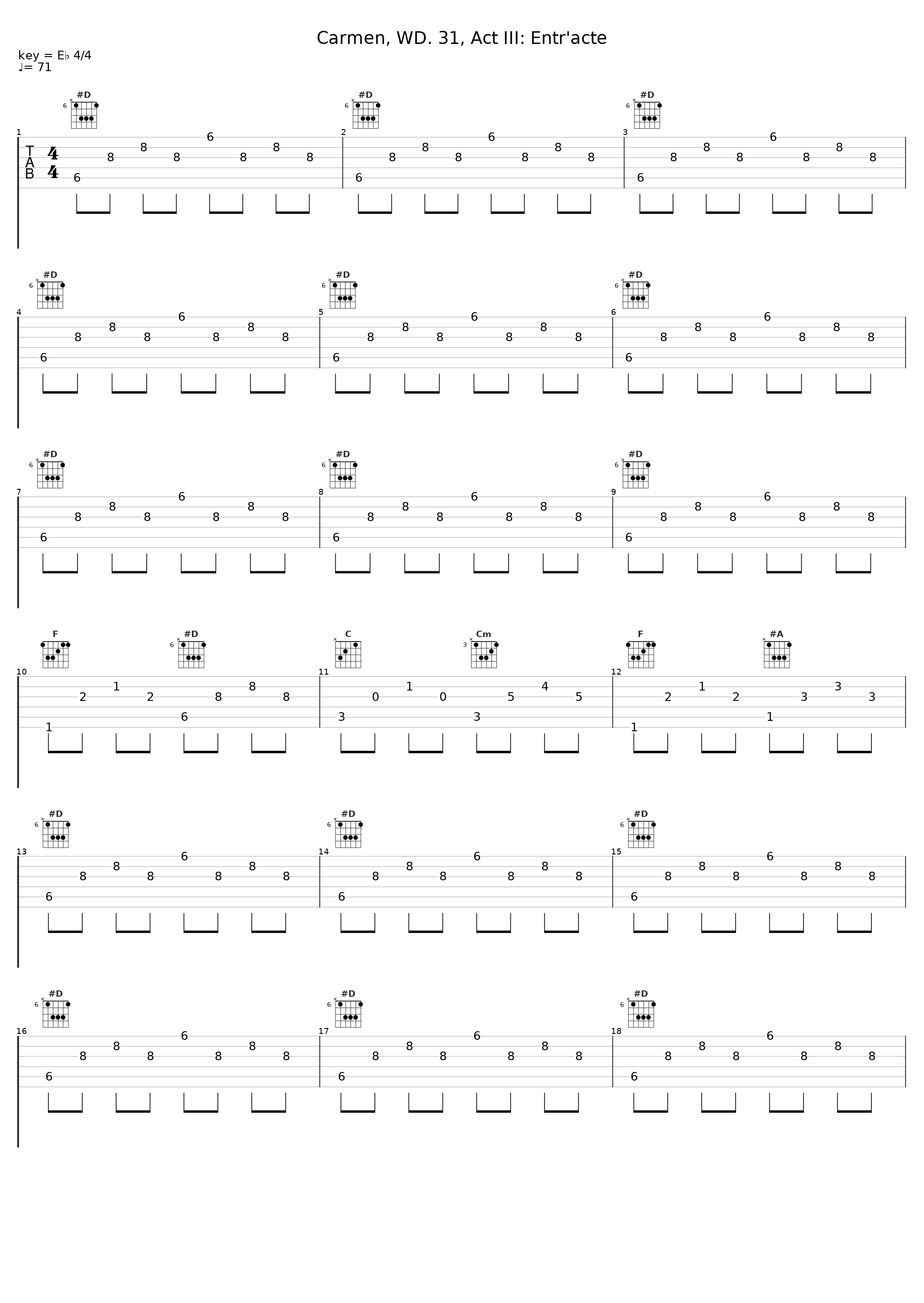 Carmen, WD. 31, Act III: Entr'acte_小澤征爾_1