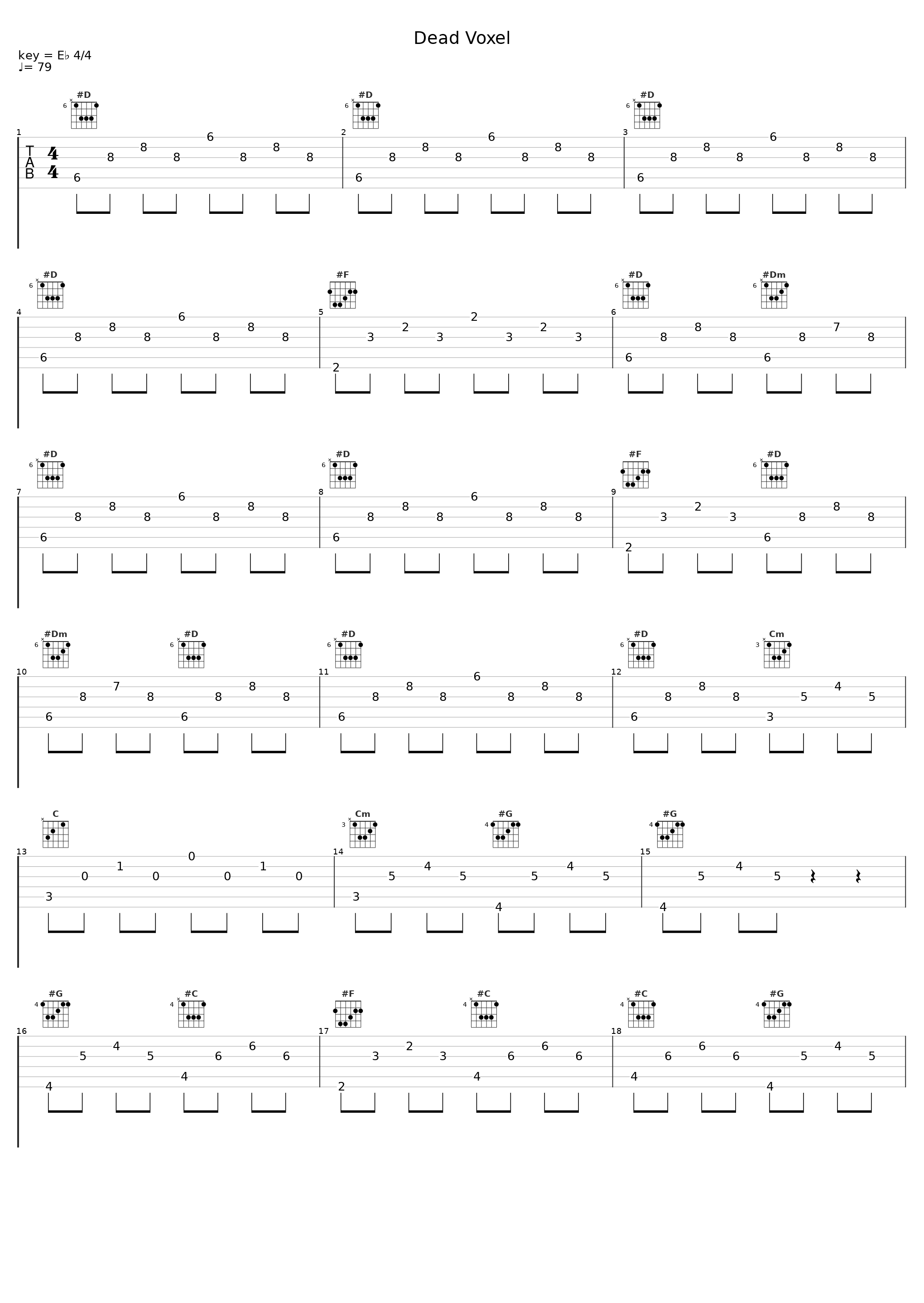 Dead Voxel_Sheet Music Boss_1