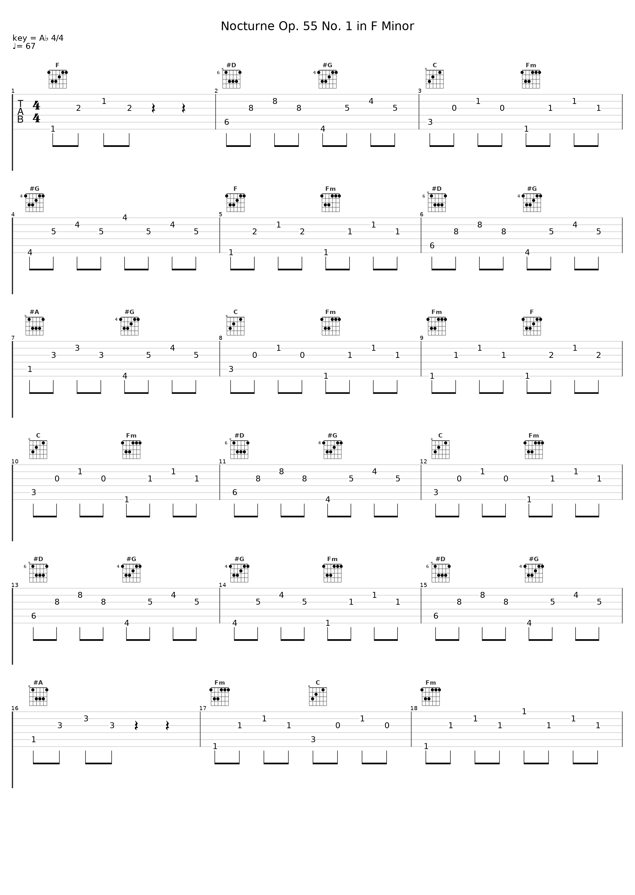 Nocturne Op. 55 No. 1 in F Minor_Sheet Music Boss_1