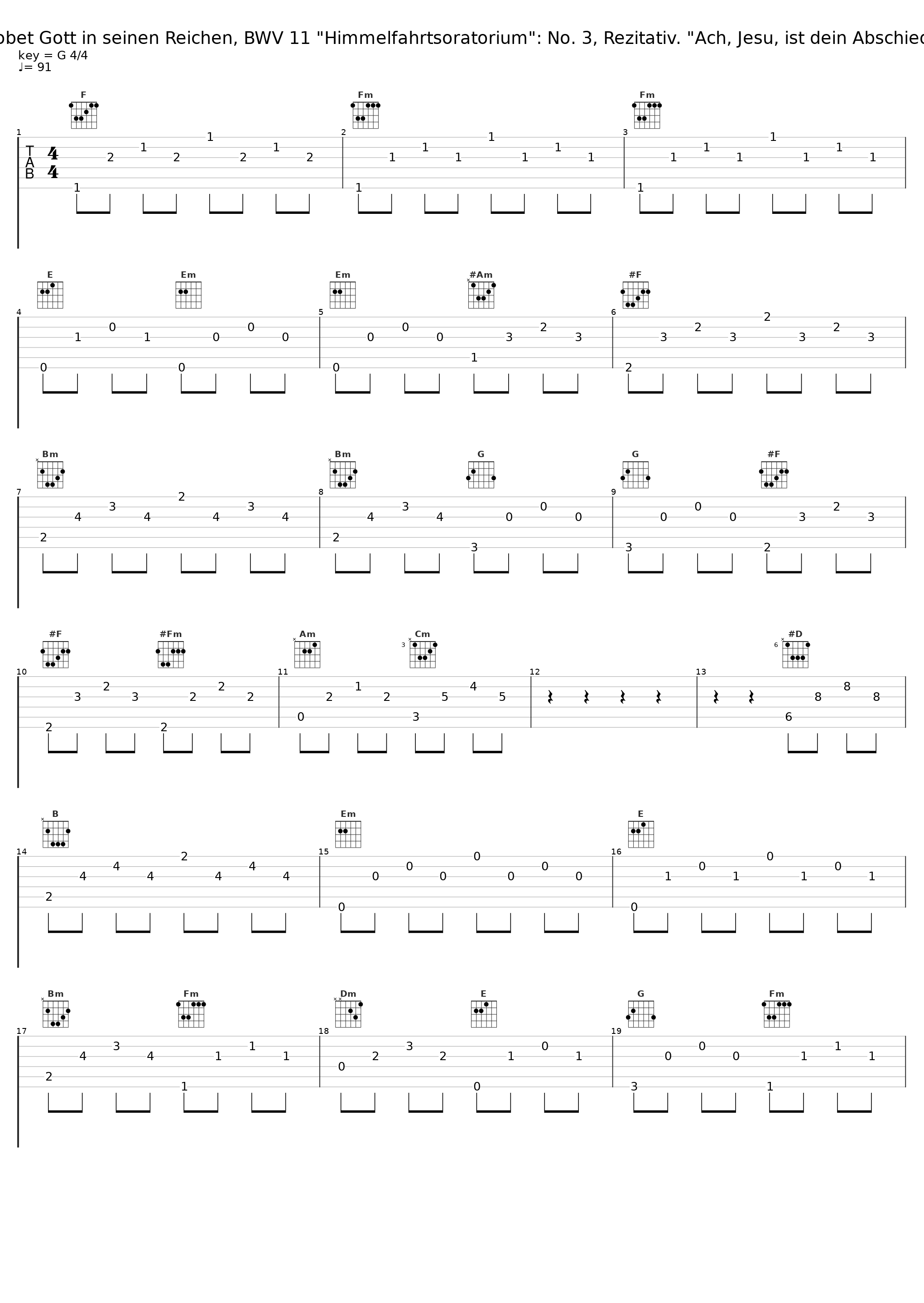 Lobet Gott in seinen Reichen, BWV 11 "Himmelfahrtsoratorium": No. 3, Rezitativ. "Ach, Jesu, ist dein Abschied“_Stephen Roberts,English Chamber Orchestra,Sir Philip Ledger_1