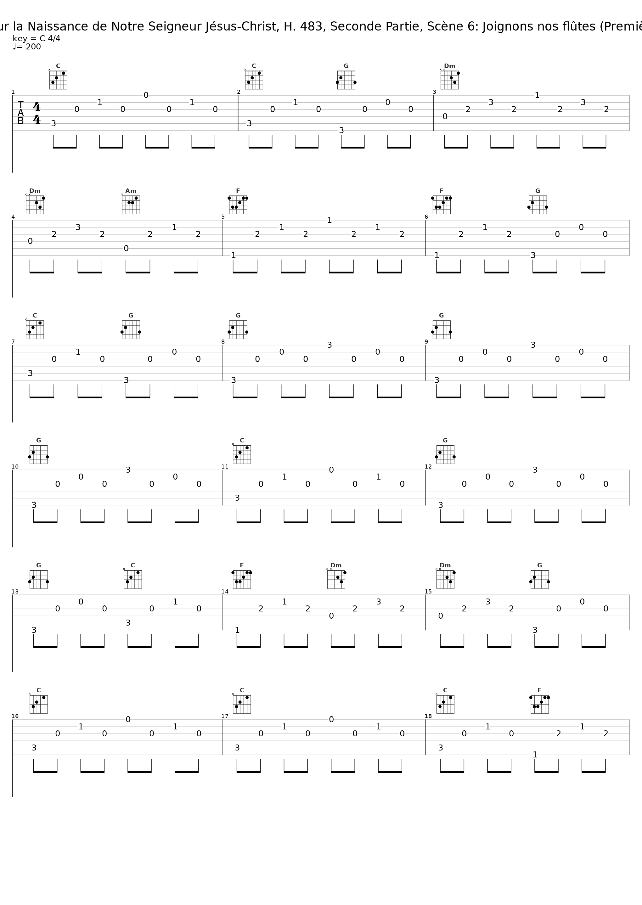 Pastorale sur la Naissance de Notre Seigneur Jésus-Christ, H. 483, Seconde Partie, Scène 6: Joignons nos flûtes (Première version)_Sébastien Daucé,Ensemble Correspondances_1