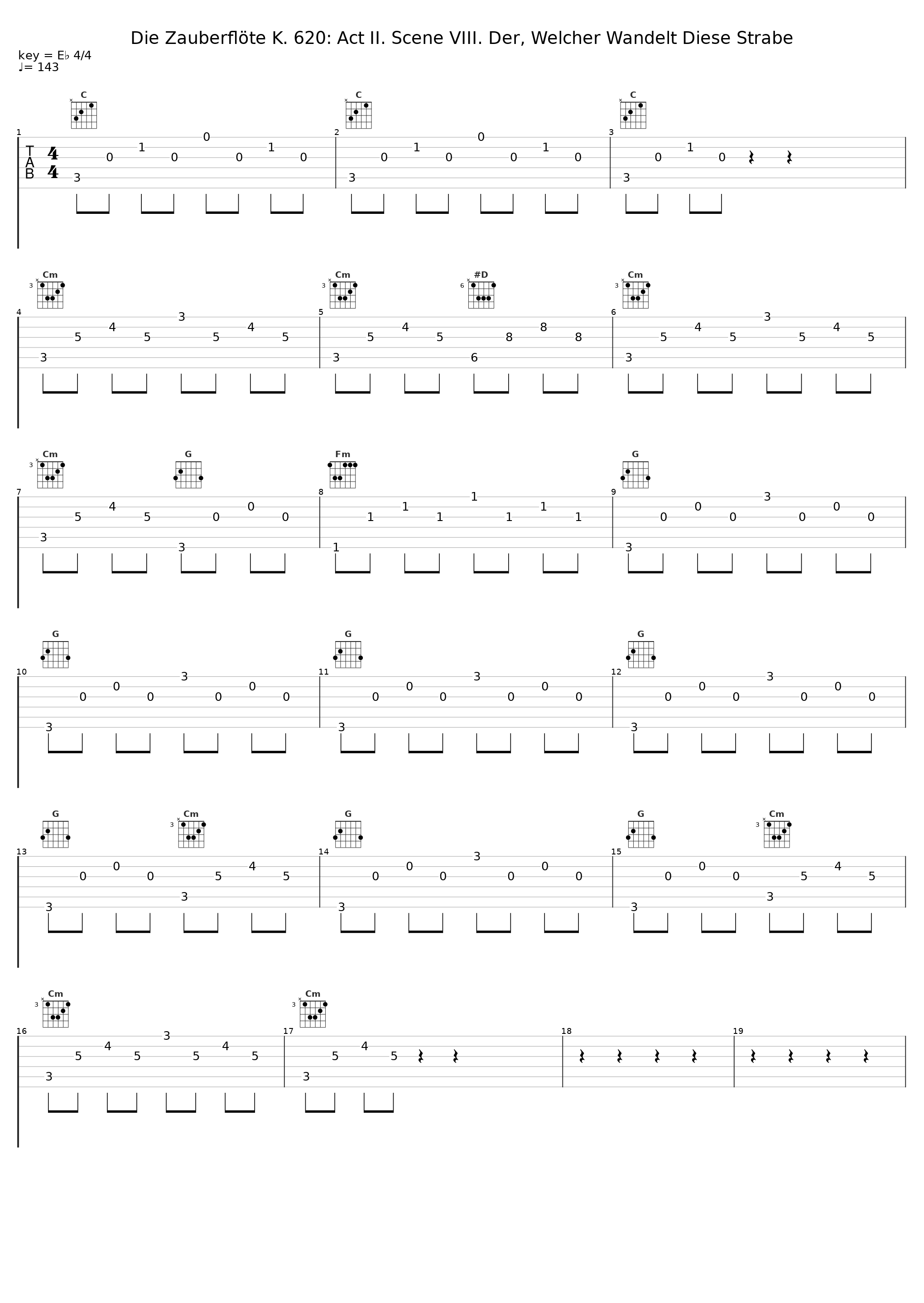 Die Zauberflöte K. 620: Act II. Scene VIII. Der, Welcher Wandelt Diese Strabe_Berliner Philharmoniker,Sir Thomas Beecham_1