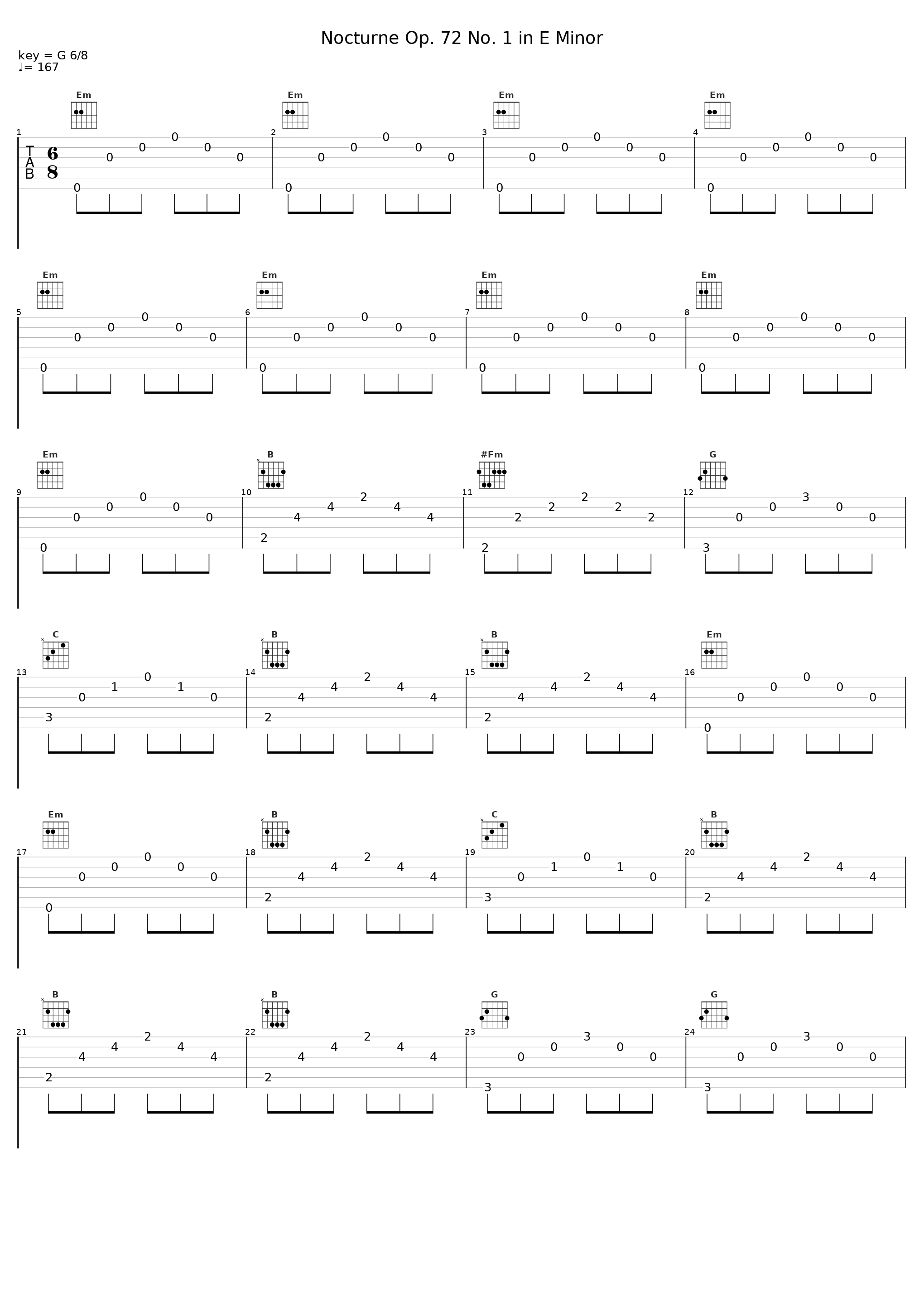 Nocturne Op. 72 No. 1 in E Minor_Sheet Music Boss_1