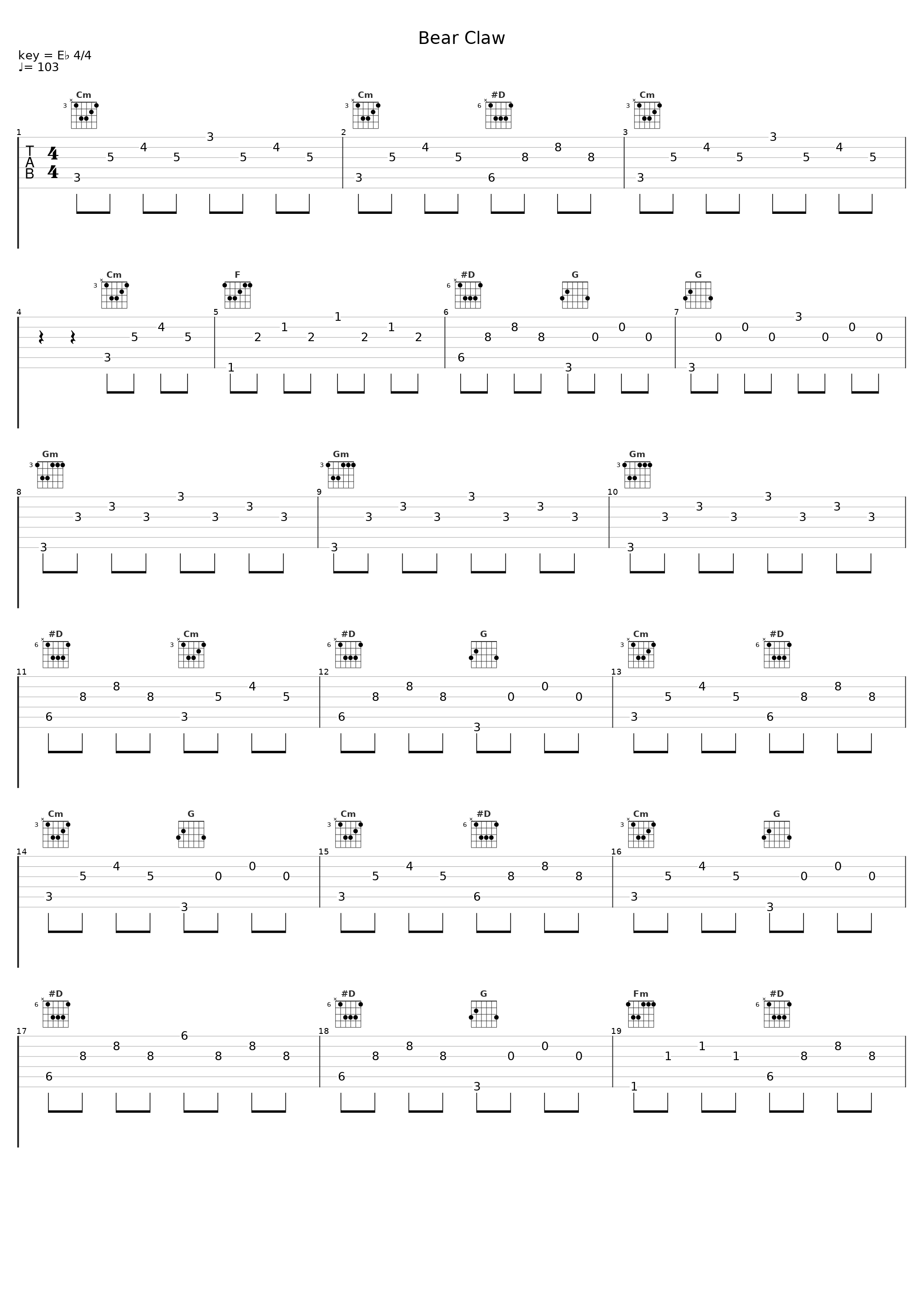 Bear Claw_Polyrhythmics_1