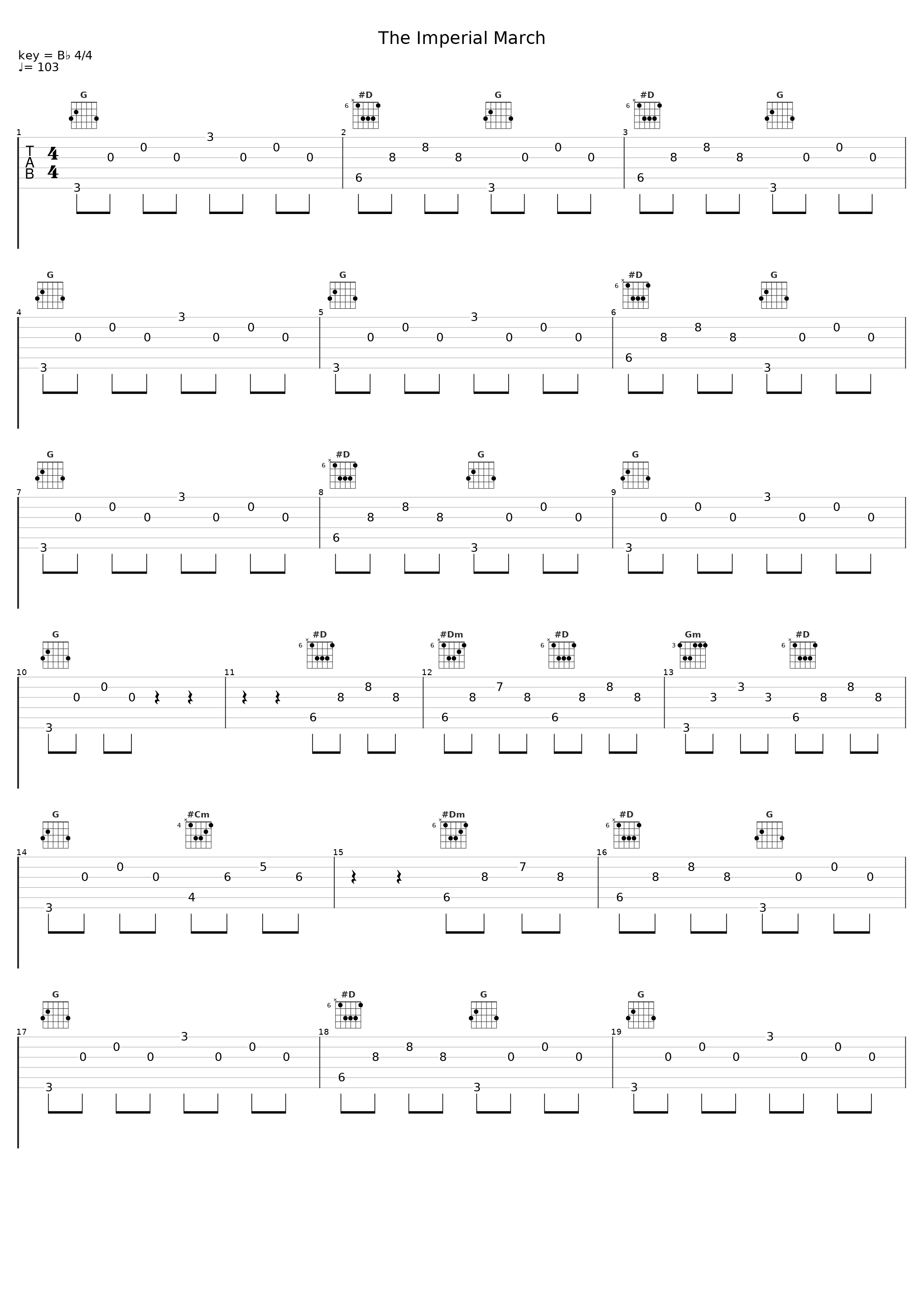 The Imperial March_Sheet Music Boss_1