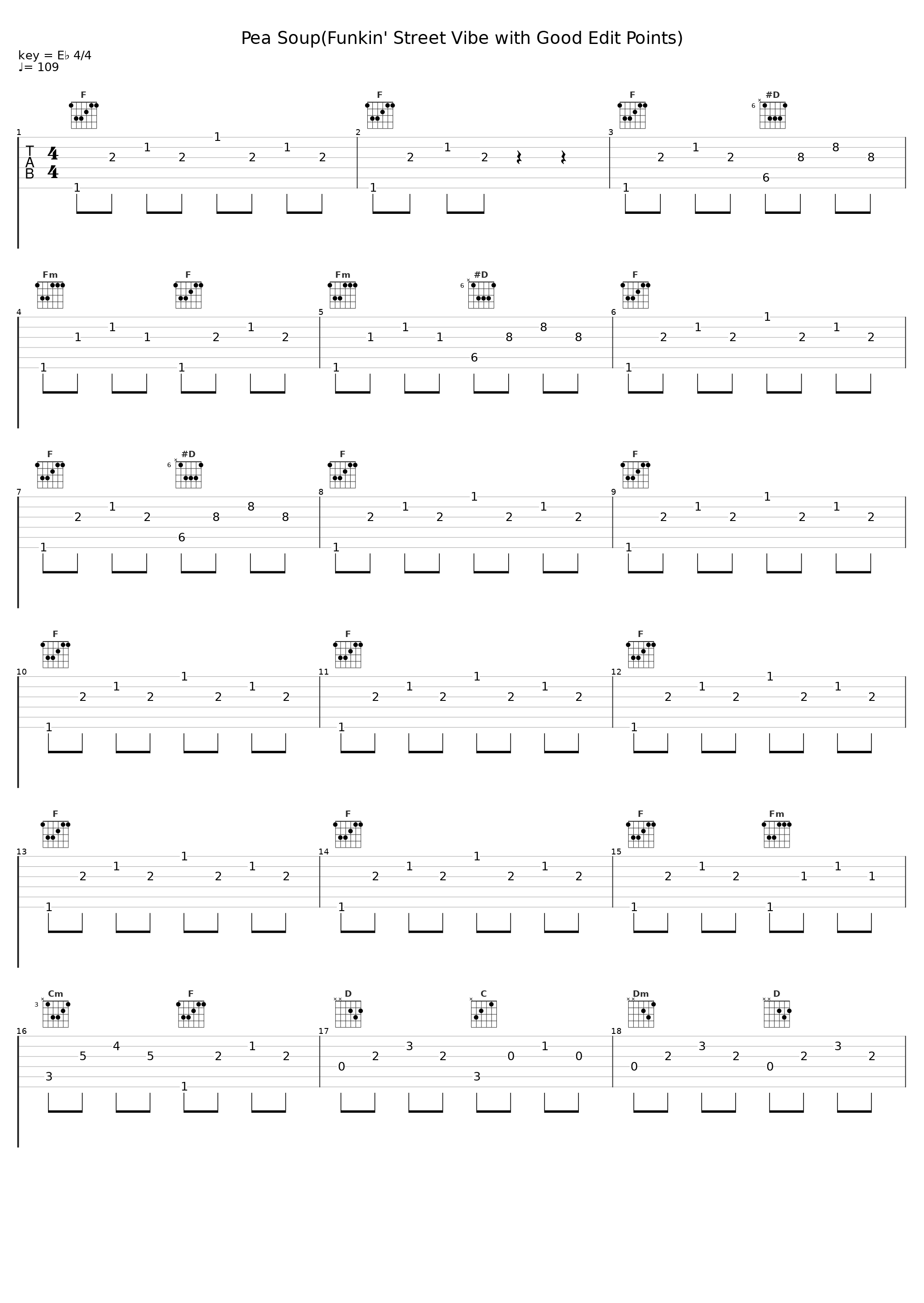 Pea Soup(Funkin' Street Vibe with Good Edit Points)_Bruce Maginnis,Mike Caen_1