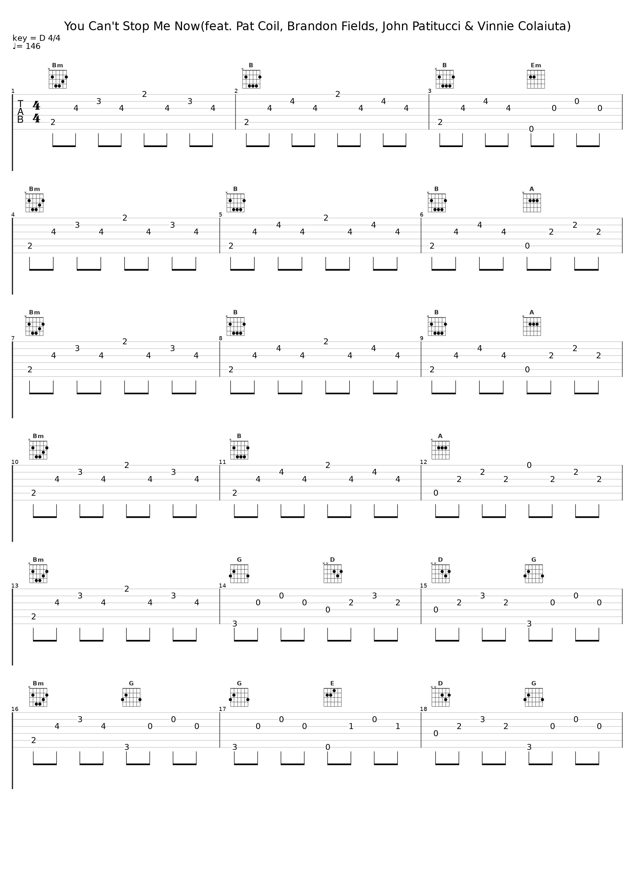 You Can't Stop Me Now(feat. Pat Coil, Brandon Fields, John Patitucci & Vinnie Colaiuta)_Kenny Pore,Pat Coil,Brandon Fields,John Patitucci,Vinnie Colaiuta_1