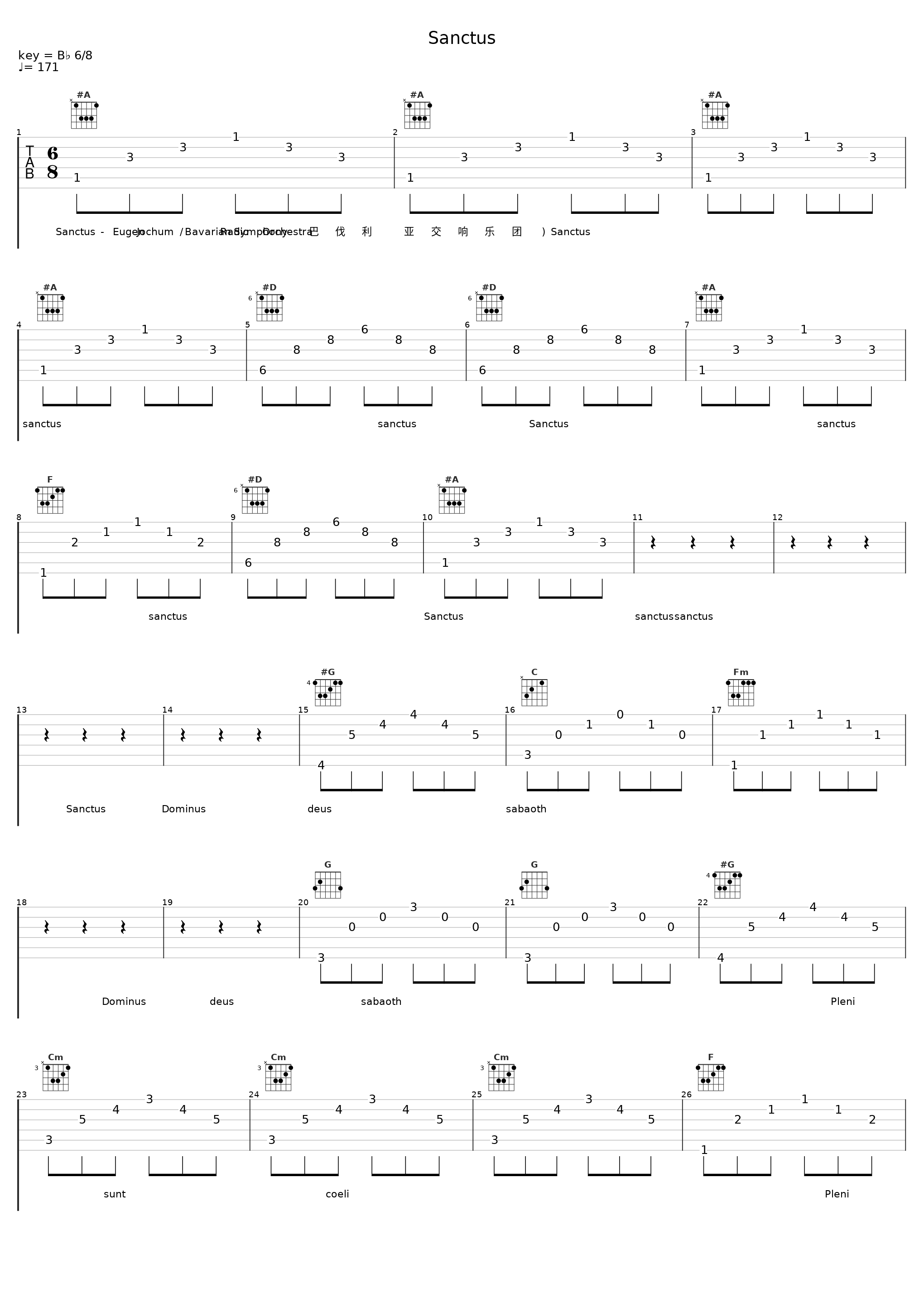 Sanctus_Eugen Jochum,Bavarian Radio Symphony Orchestra_1