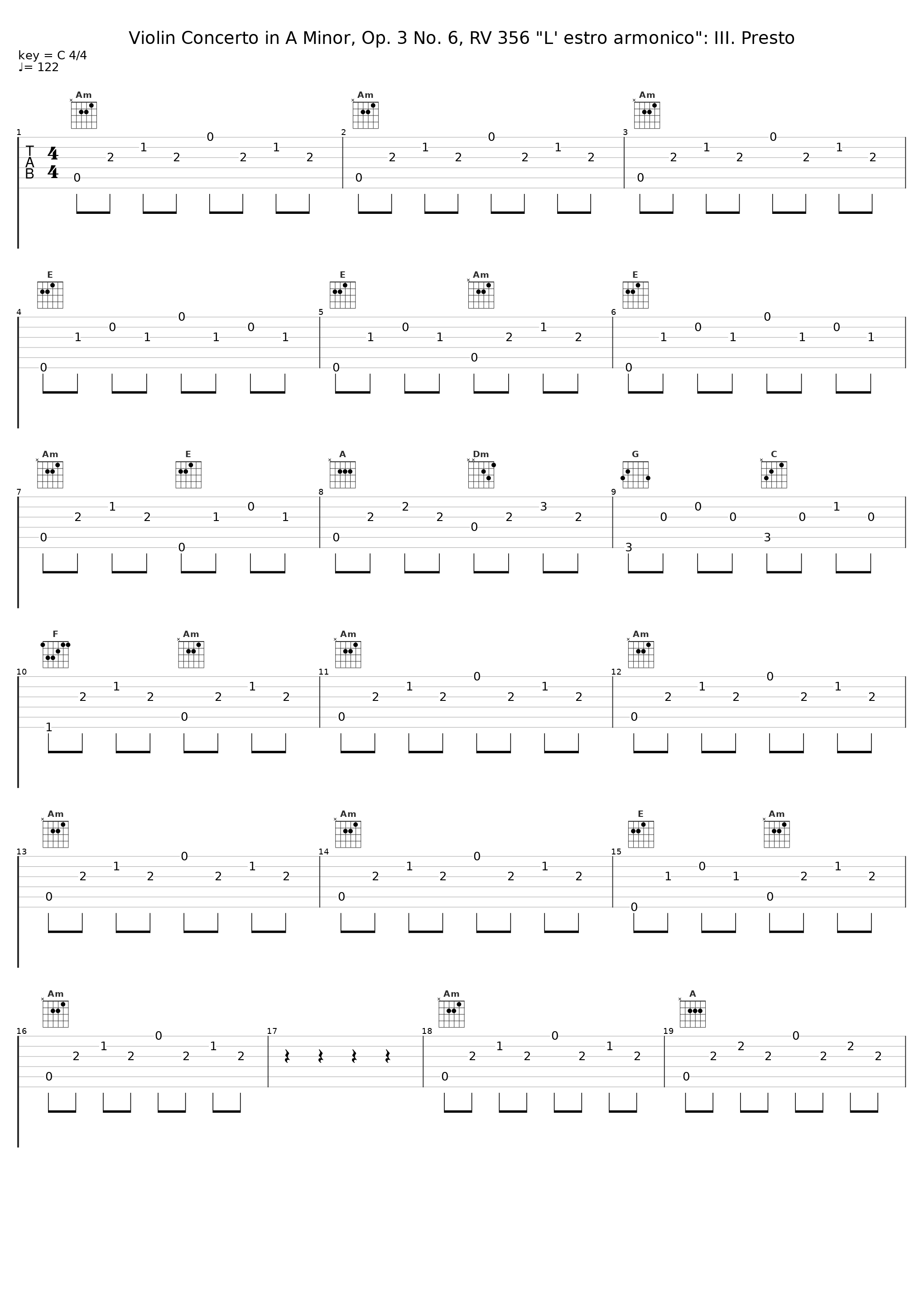 Violin Concerto in A Minor, Op. 3 No. 6, RV 356 "L' estro armonico": III. Presto_Accademia Ziliniana,Jindrich Pazdera_1