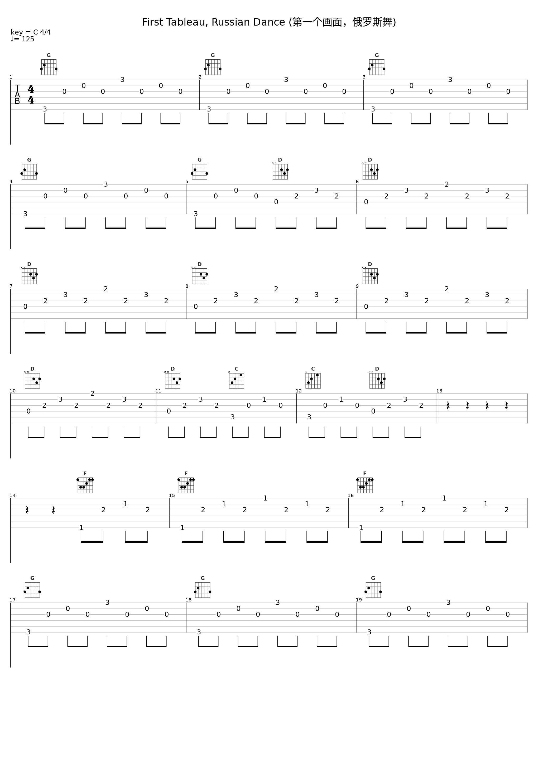 First Tableau, Russian Dance (第一个画面，俄罗斯舞)_Alessio Bax,Lucille Chung_1