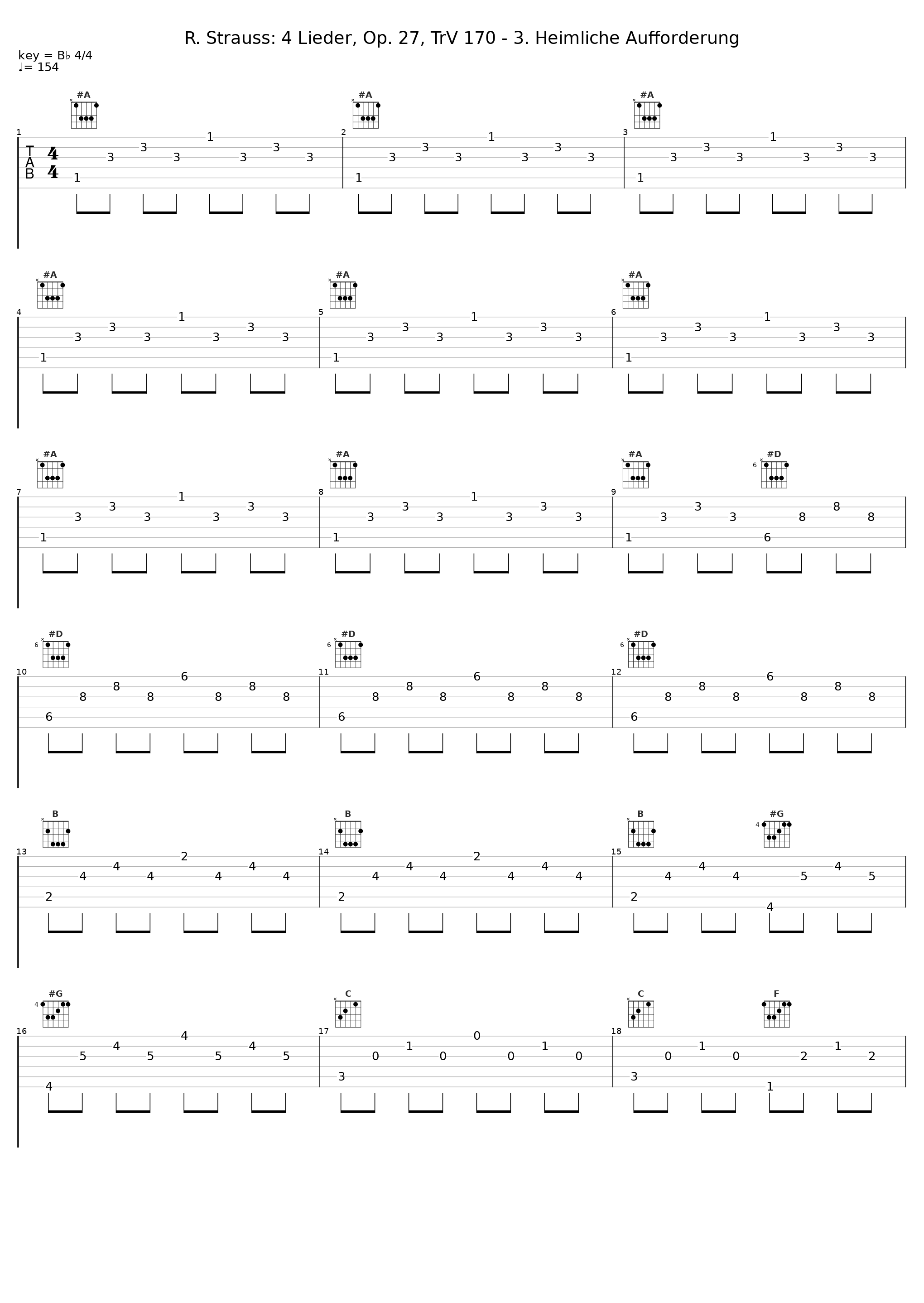 R. Strauss: 4 Lieder, Op. 27, TrV 170 - 3. Heimliche Aufforderung_Fritz Wunderlich,Bavarian Radio Symphony Orchestra,Jan Koetsier_1