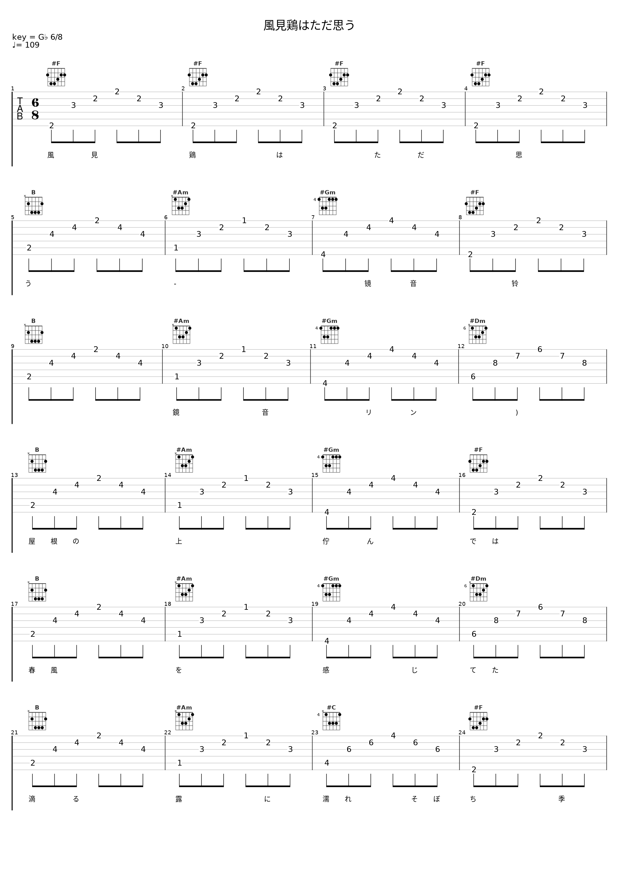 風見鶏はただ思う_镜音铃_1