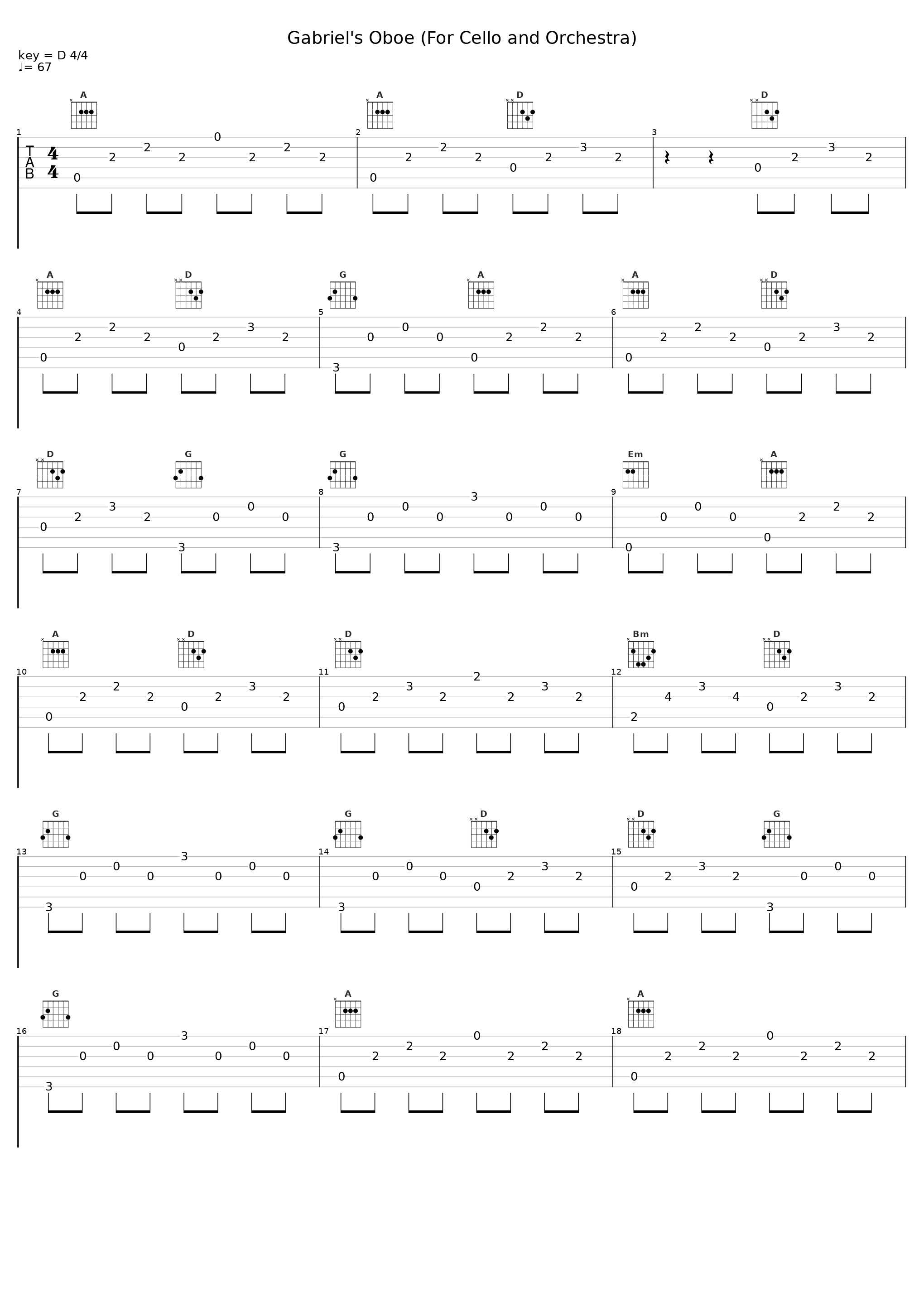 Gabriel's Oboe (For Cello and Orchestra)_Mikael Samsonov,Pavel Lyubomudrov,Metamorphose String Orchestra_1