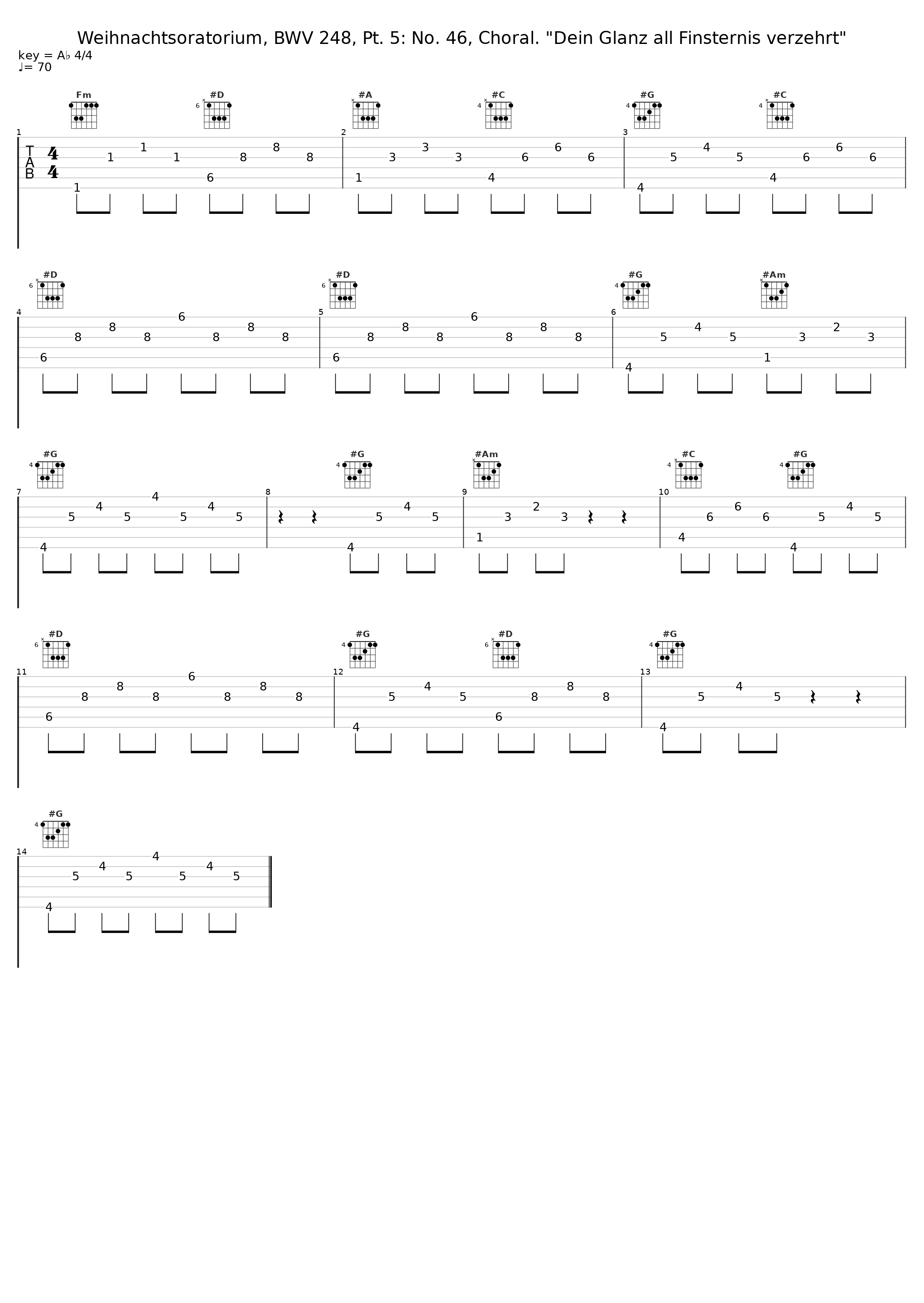 Weihnachtsoratorium, BWV 248, Pt. 5: No. 46, Choral. "Dein Glanz all Finsternis verzehrt"_Nikolaus Harnoncourt,Chorus Viennensis,Wiener Sängerknaben_1