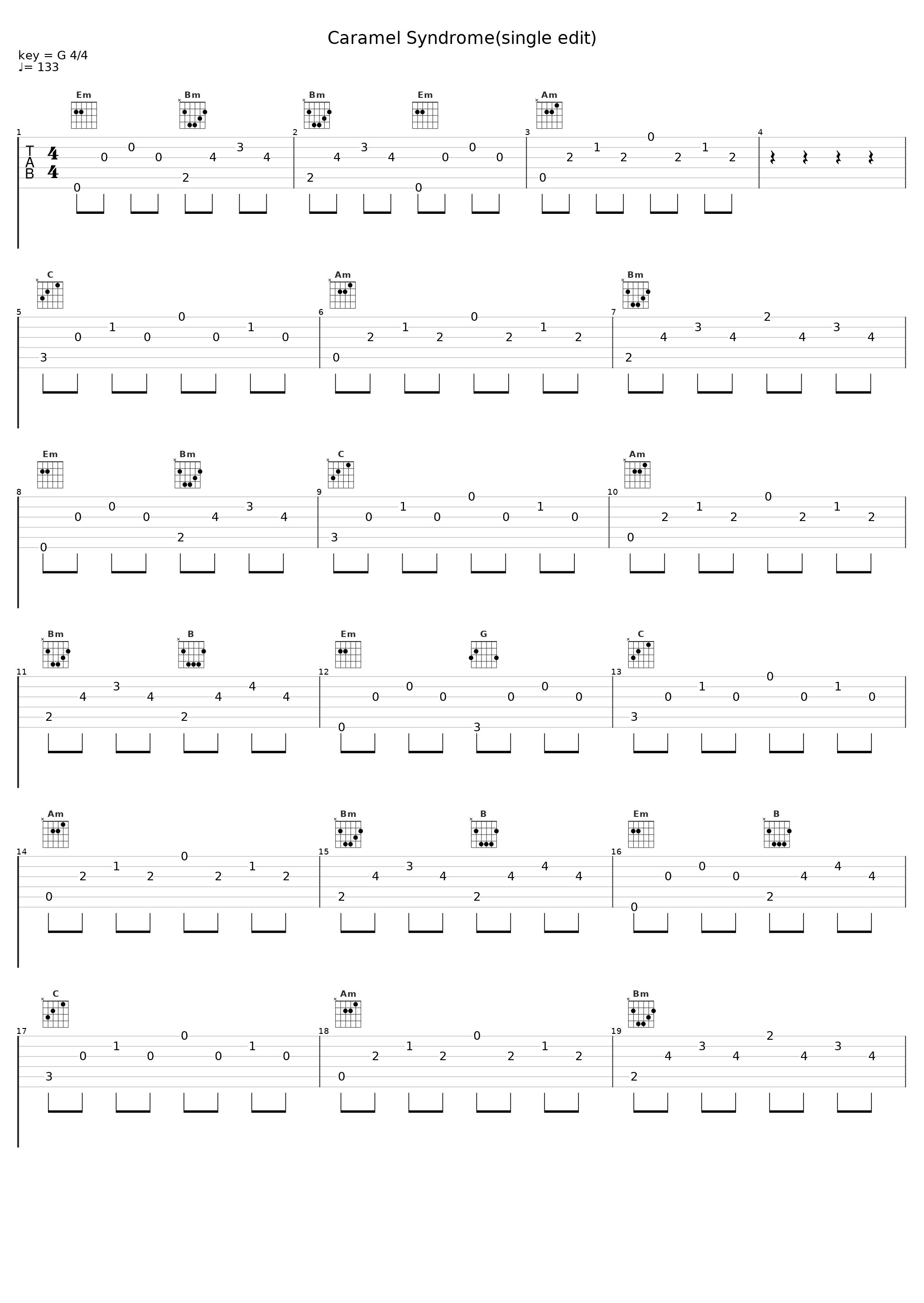 Caramel Syndrome(single edit)_R Sound Design_1