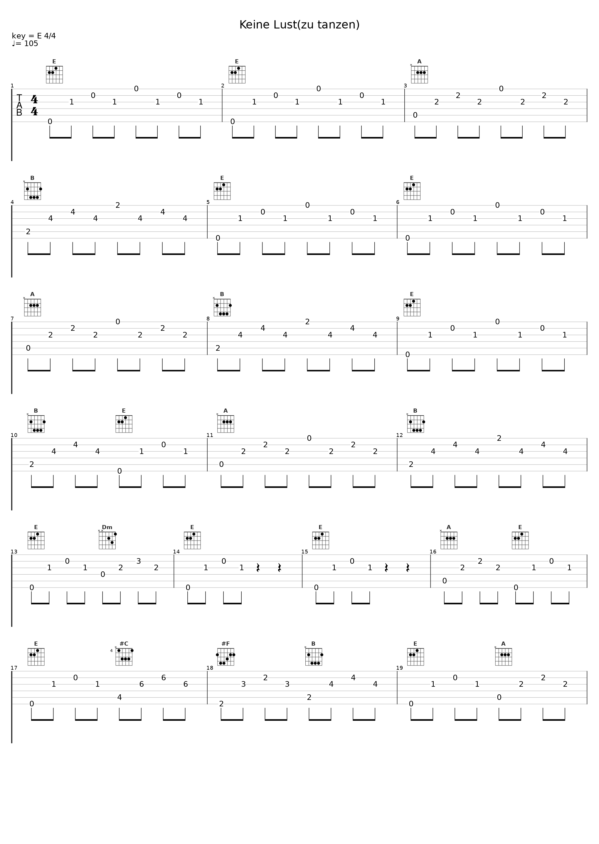 Keine Lust(zu tanzen)_Rodgau Monotones_1