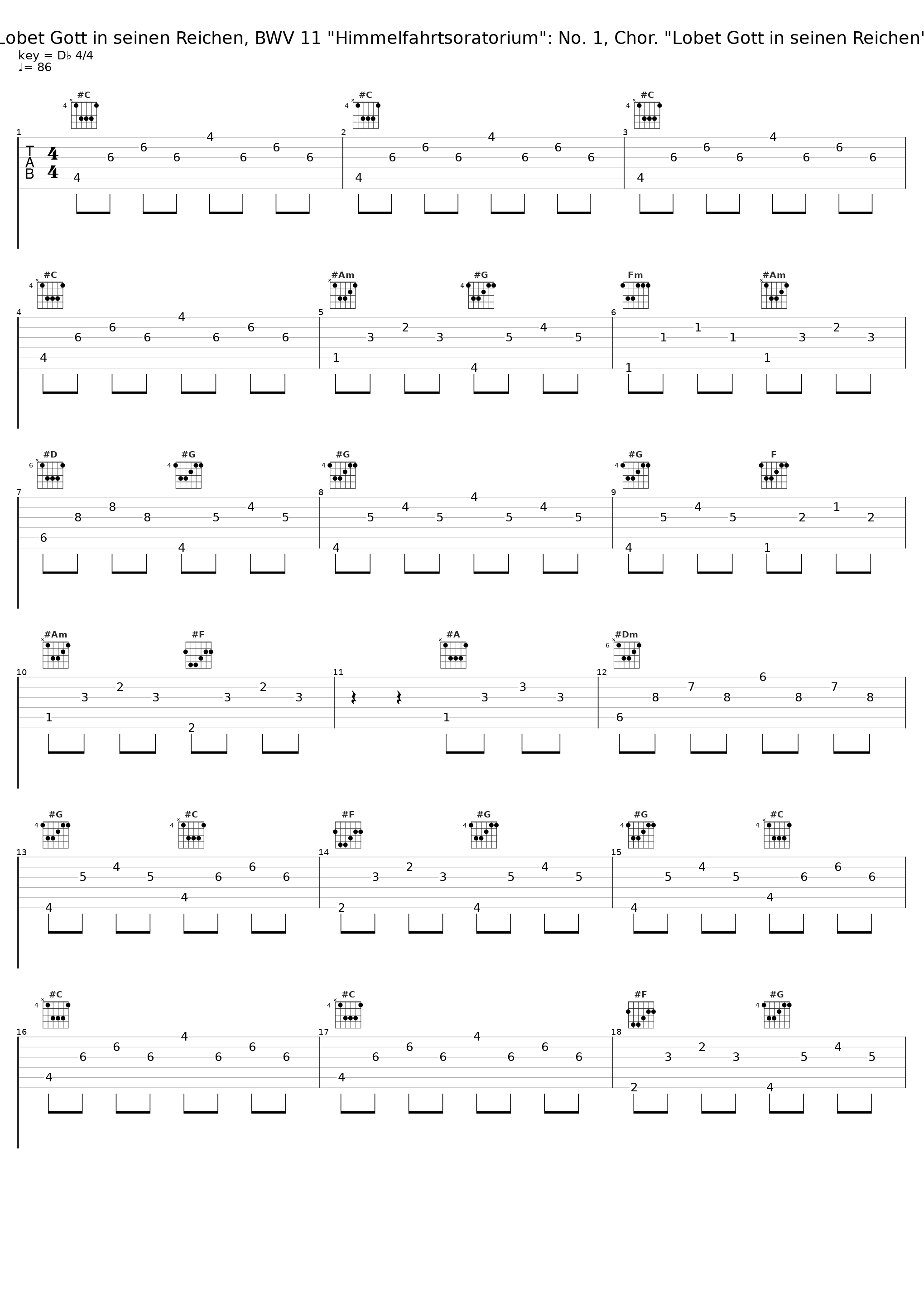 Lobet Gott in seinen Reichen, BWV 11 "Himmelfahrtsoratorium": No. 1, Chor. "Lobet Gott in seinen Reichen"_Nikolaus Harnoncourt,Chorus Viennensis,Wiener Sängerknaben_1