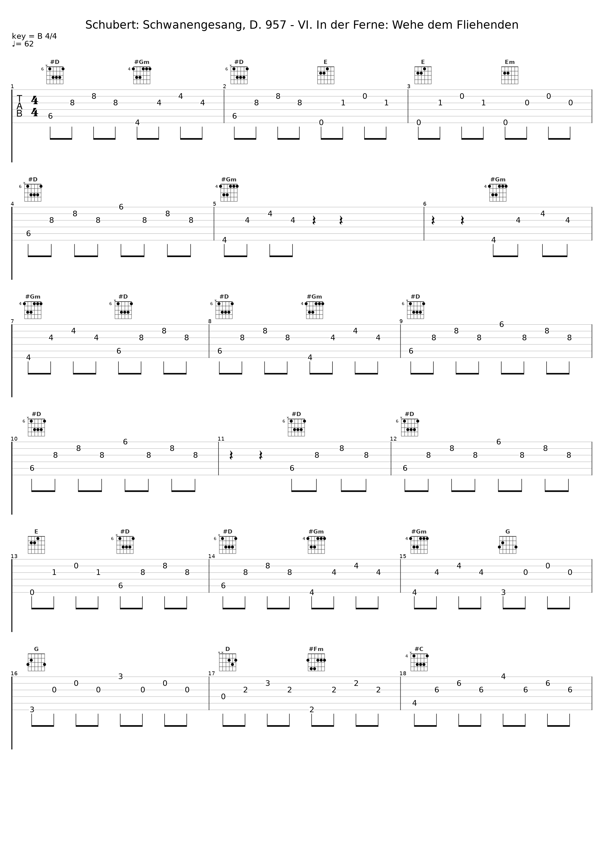 Schubert: Schwanengesang, D. 957 - VI. In der Ferne: Wehe dem Fliehenden_Thomas Quasthoff,Justus Zeyen_1