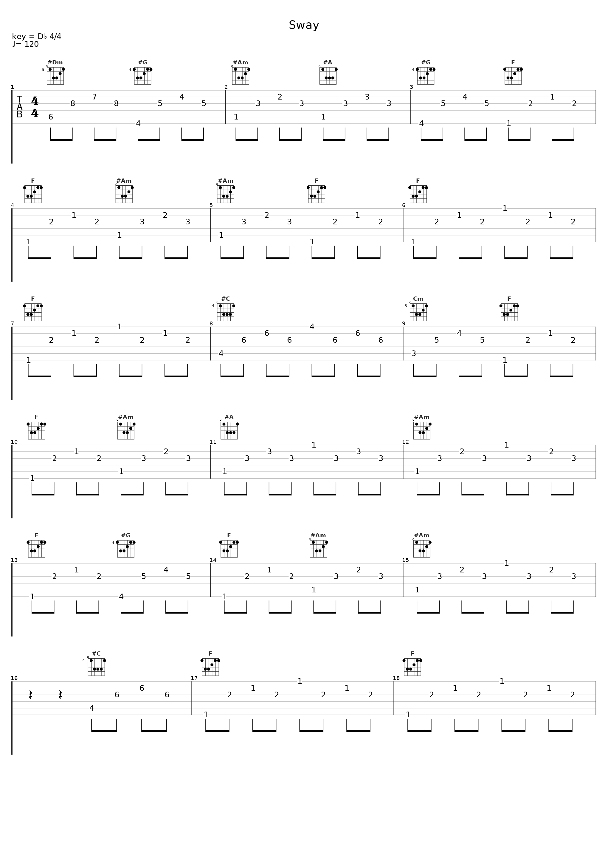 Sway_Tytti Pihlajamäki,Luis Demetrio,Norman Gimbel_1