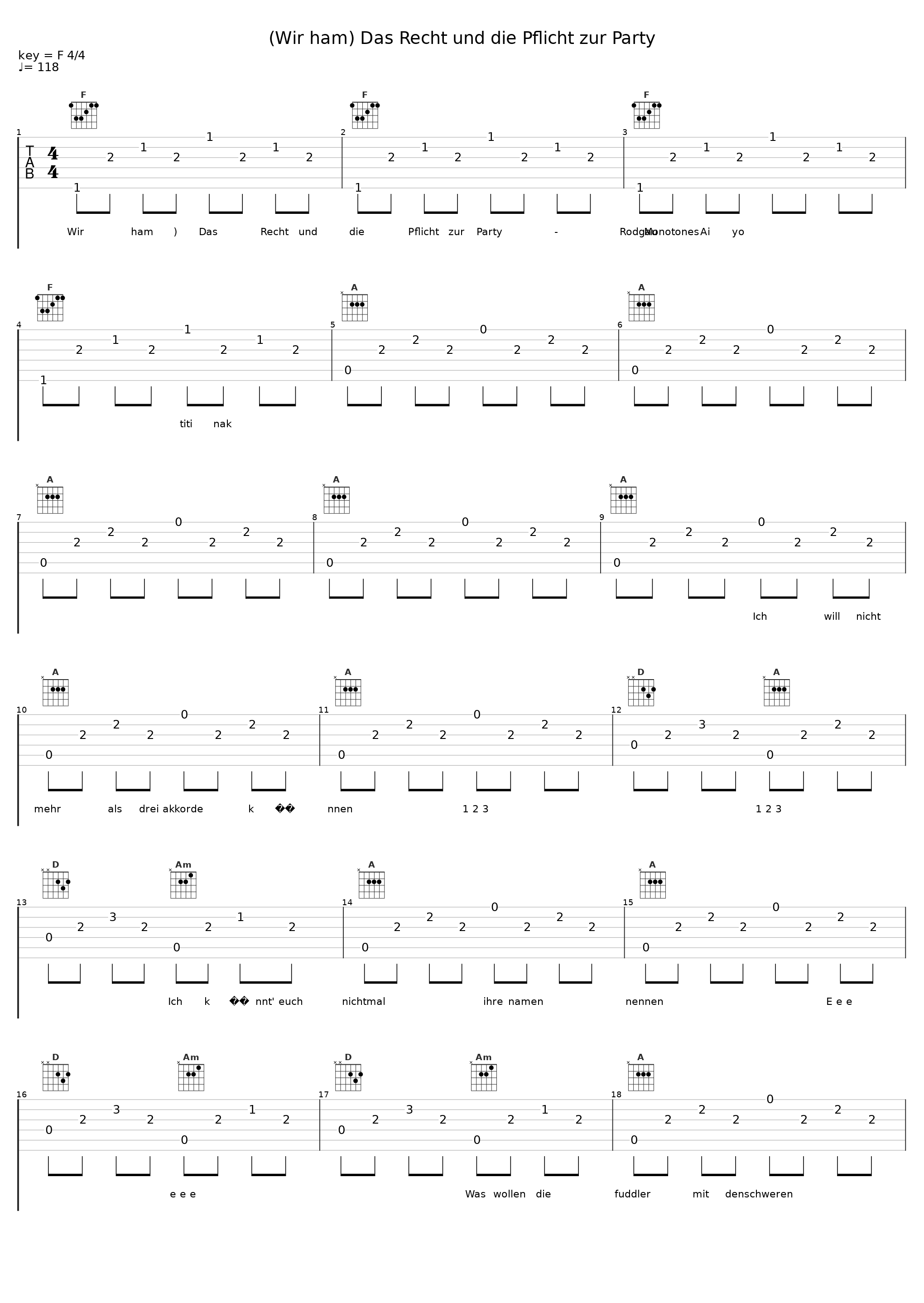 (Wir ham) Das Recht und die Pflicht zur Party_Rodgau Monotones_1