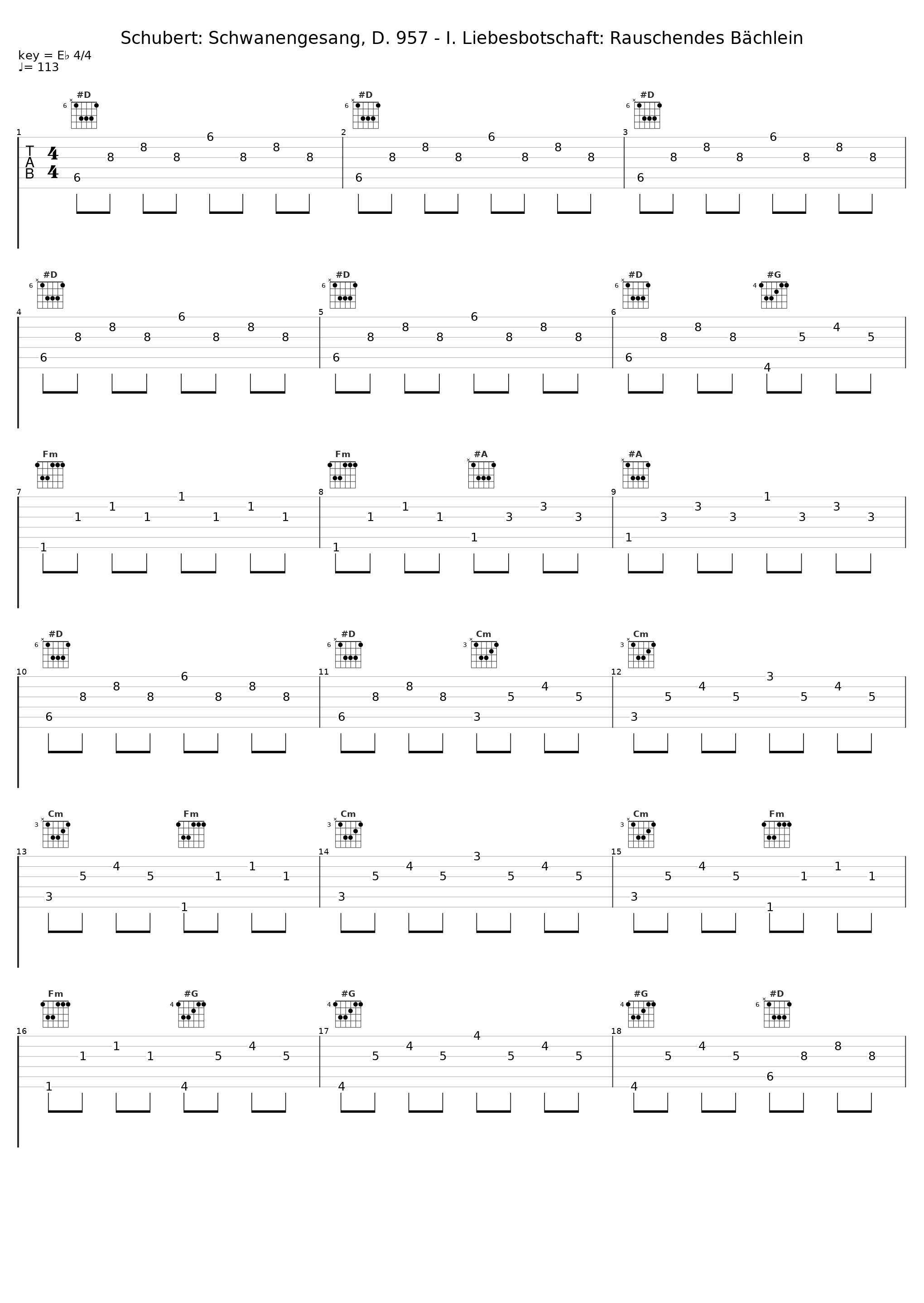 Schubert: Schwanengesang, D. 957 - I. Liebesbotschaft: Rauschendes Bächlein_Thomas Quasthoff,Justus Zeyen_1