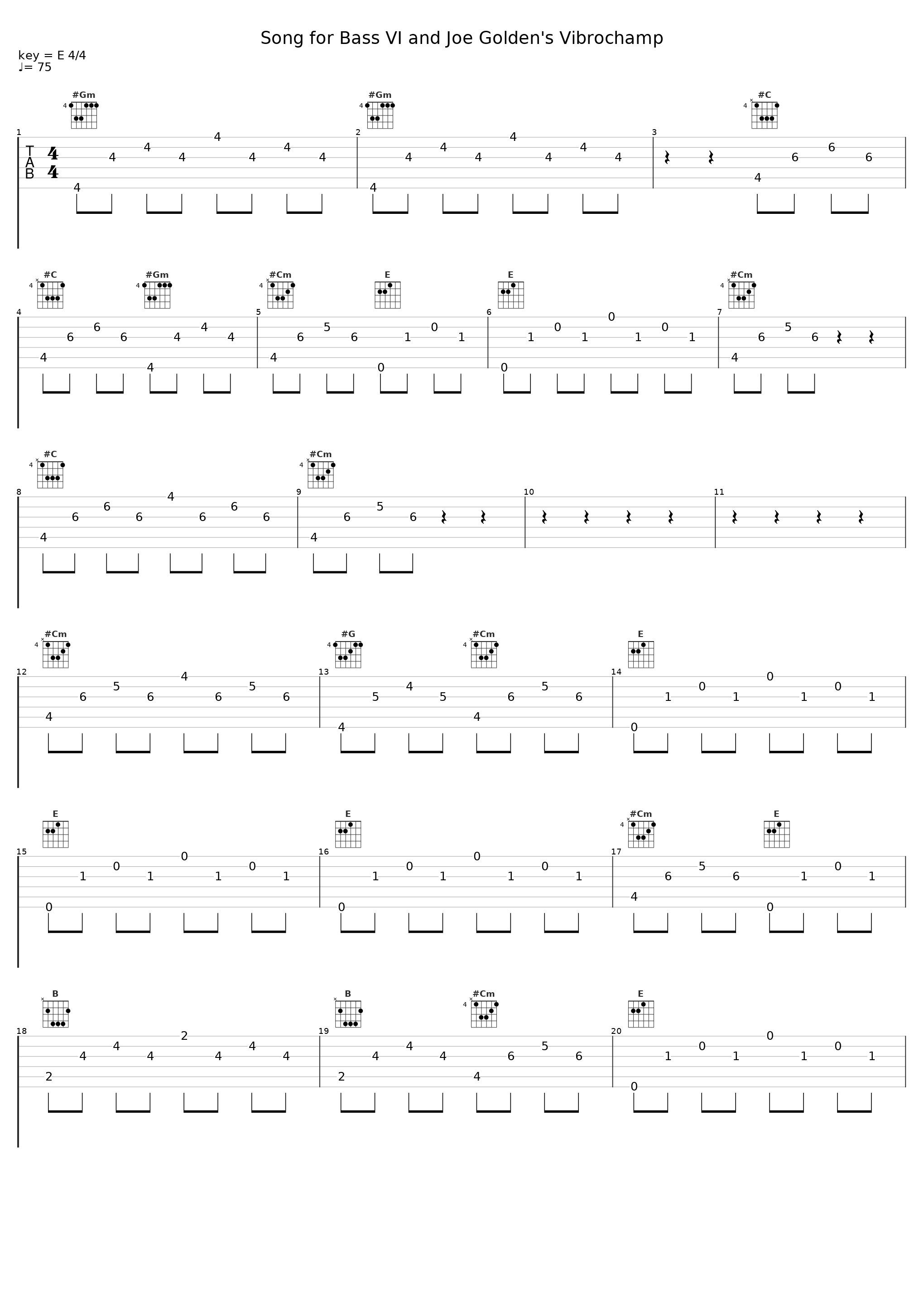 Song for Bass VI and Joe Golden's Vibrochamp_Talons'_1