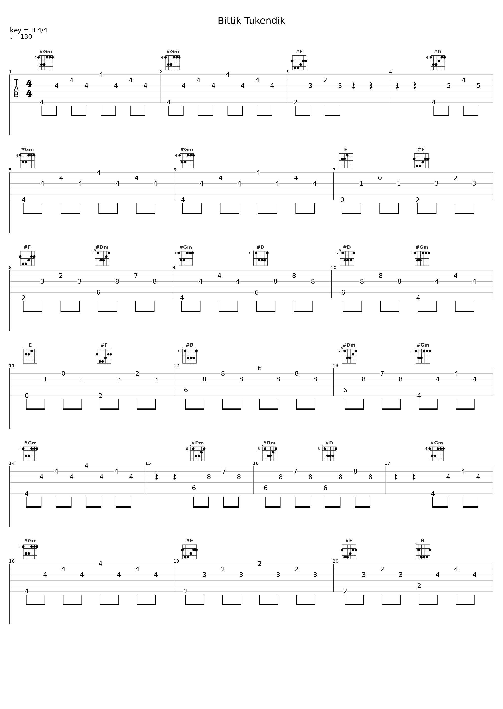 Bittik Tukendik_Mustafa Sandal_1