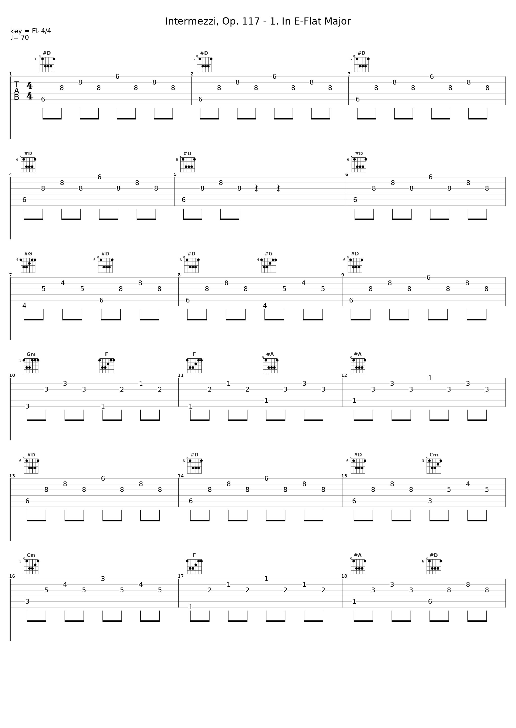 Intermezzi, Op. 117 - 1. In E-Flat Major_Radu Lupu_1