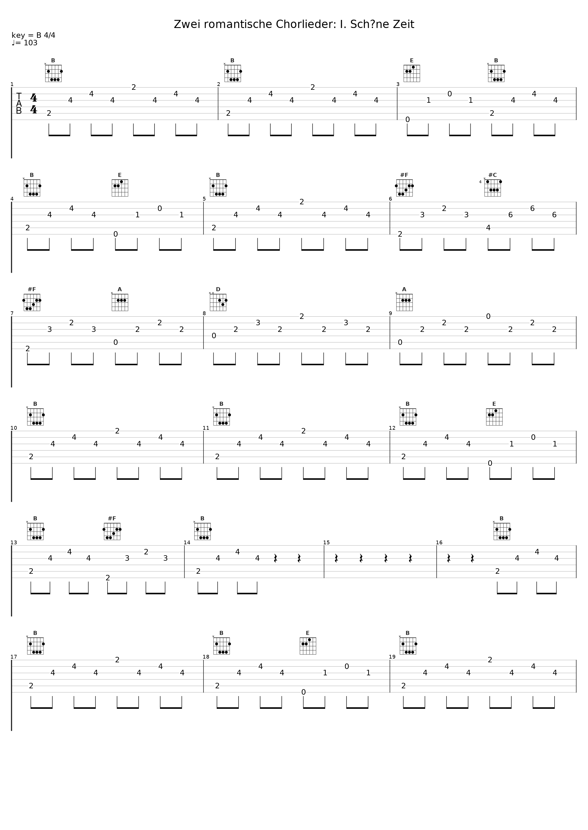 Zwei romantische Chorlieder: I. Schöne Zeit_Heinz Henning,Knabenchor Hannover,Markus Becker_1