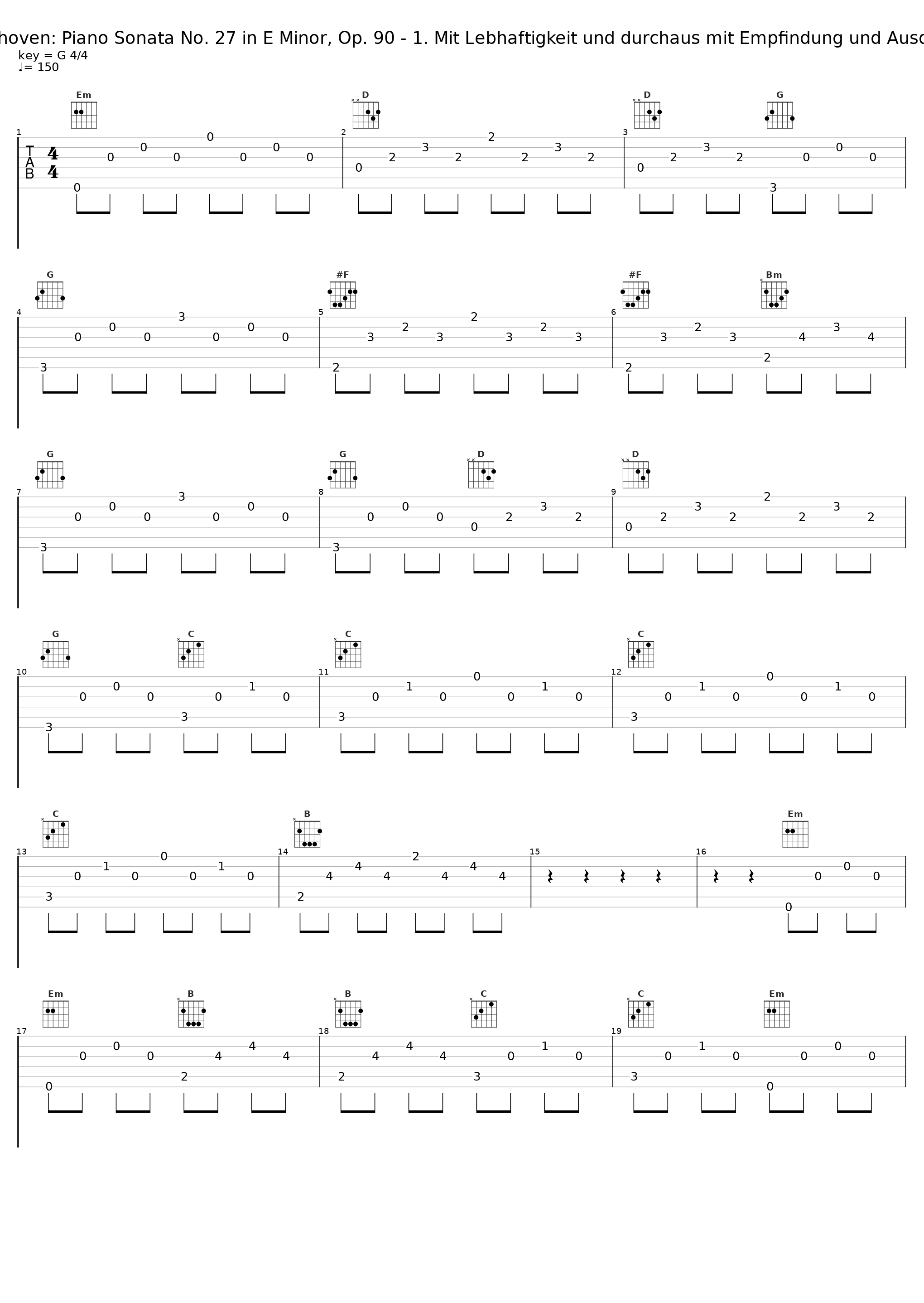 Beethoven: Piano Sonata No. 27 in E Minor, Op. 90 - 1. Mit Lebhaftigkeit und durchaus mit Empfindung und Ausdruck_Emil Gilels_1