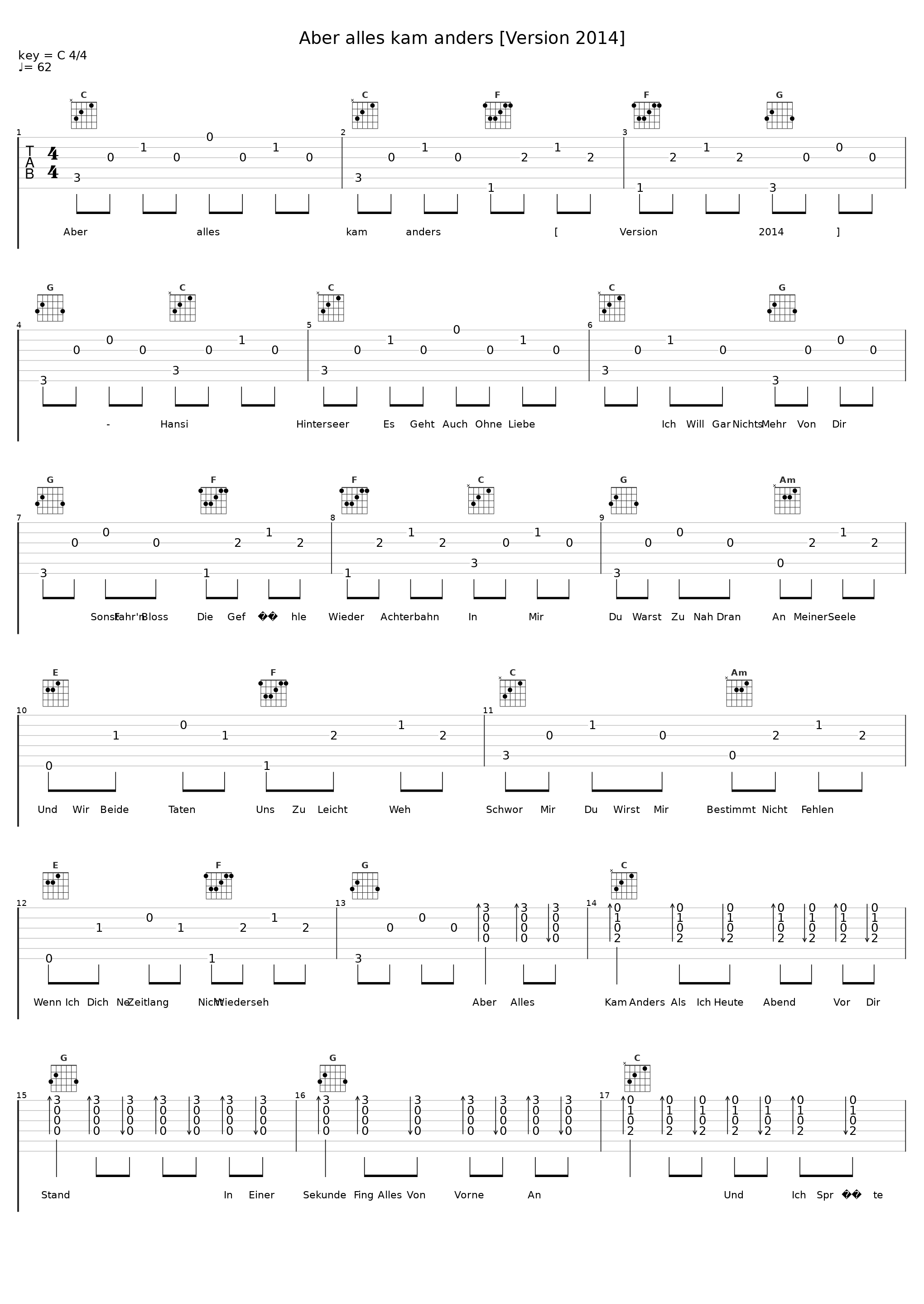 Aber alles kam anders [Version 2014]_Hansi Hinterseer_1