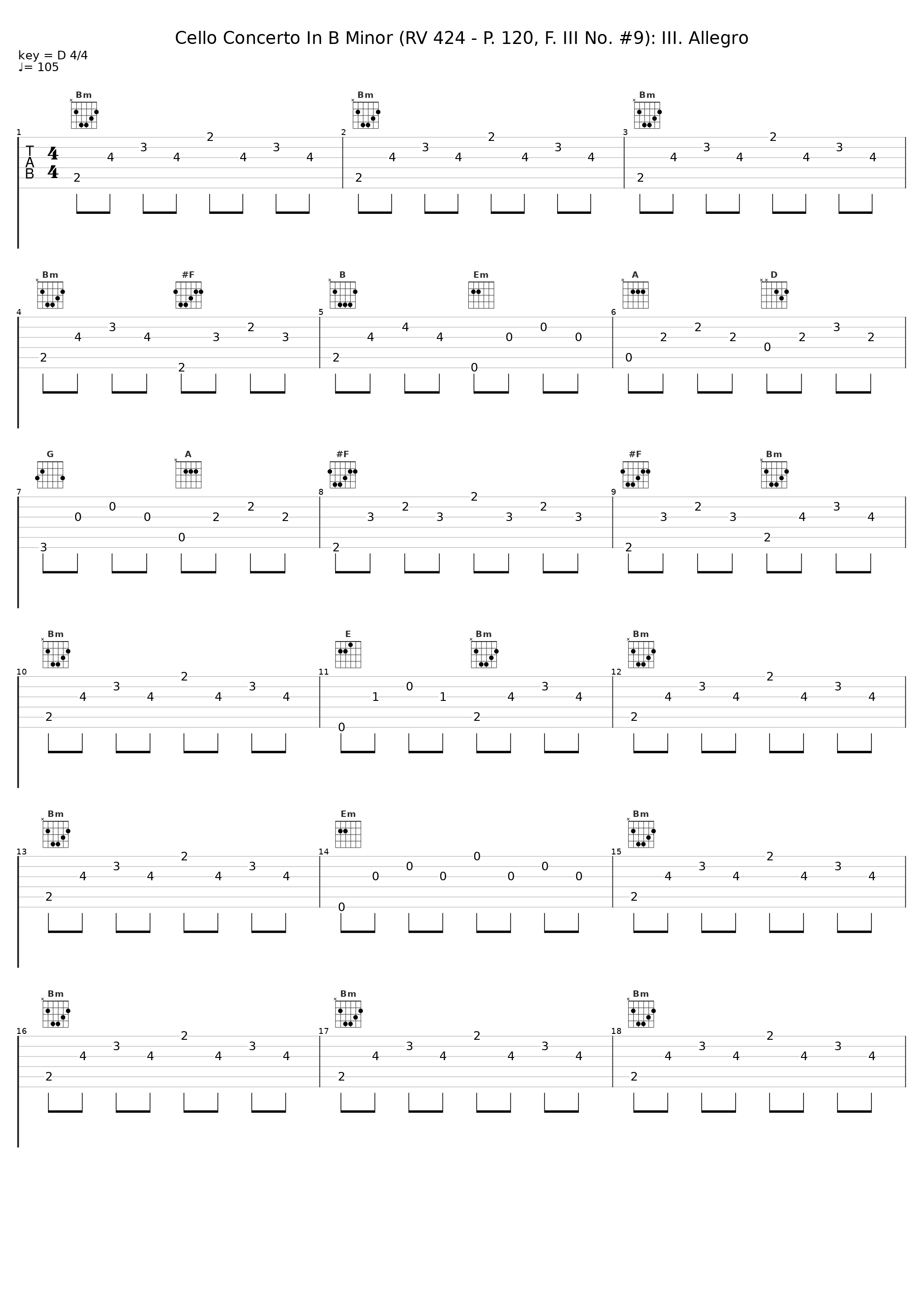 Cello Concerto In B Minor (RV 424 - P. 120, F. III No. #9): III. Allegro_Yuli Turovsky_1