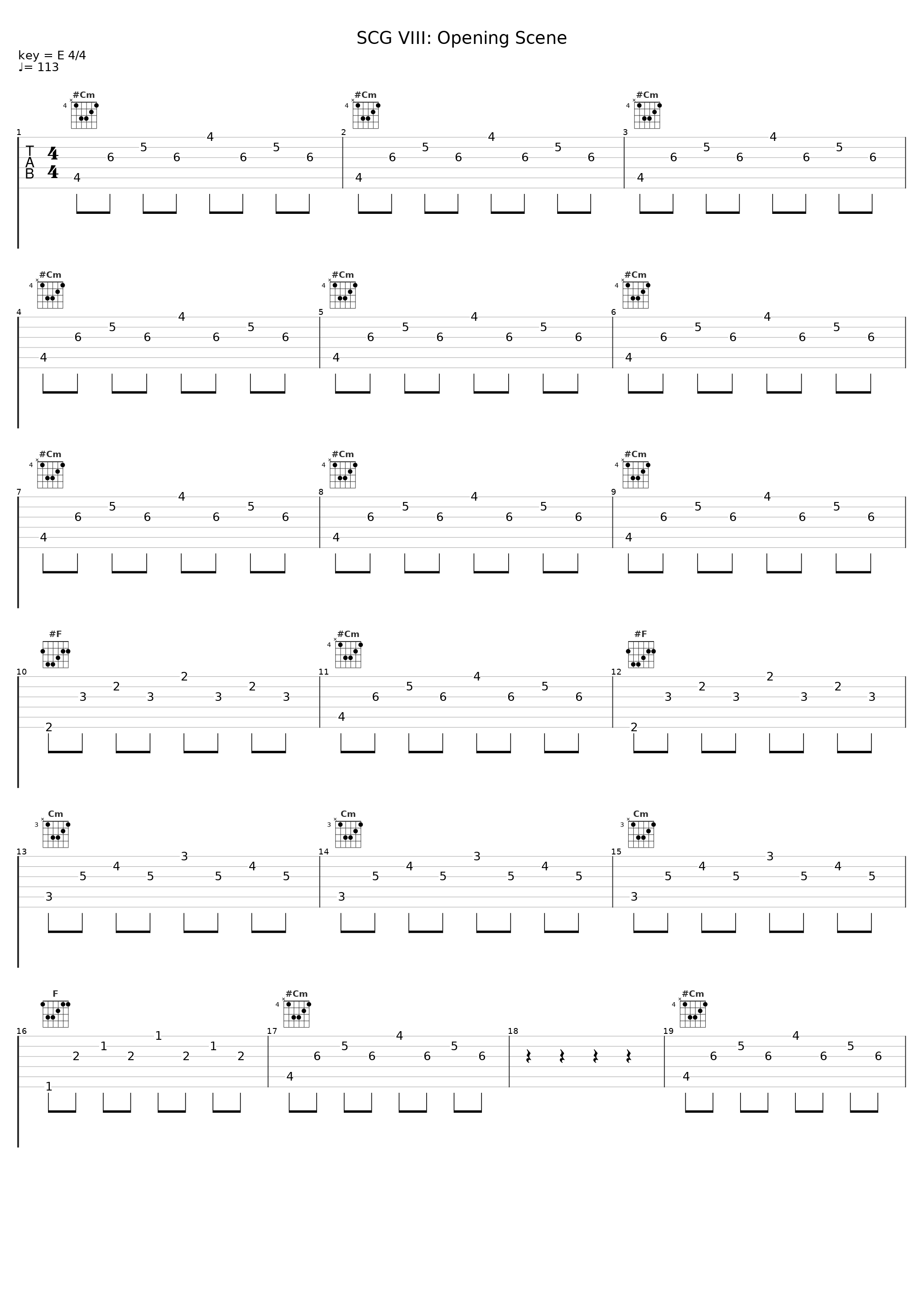 SCG VIII: Opening Scene_Lordi_1