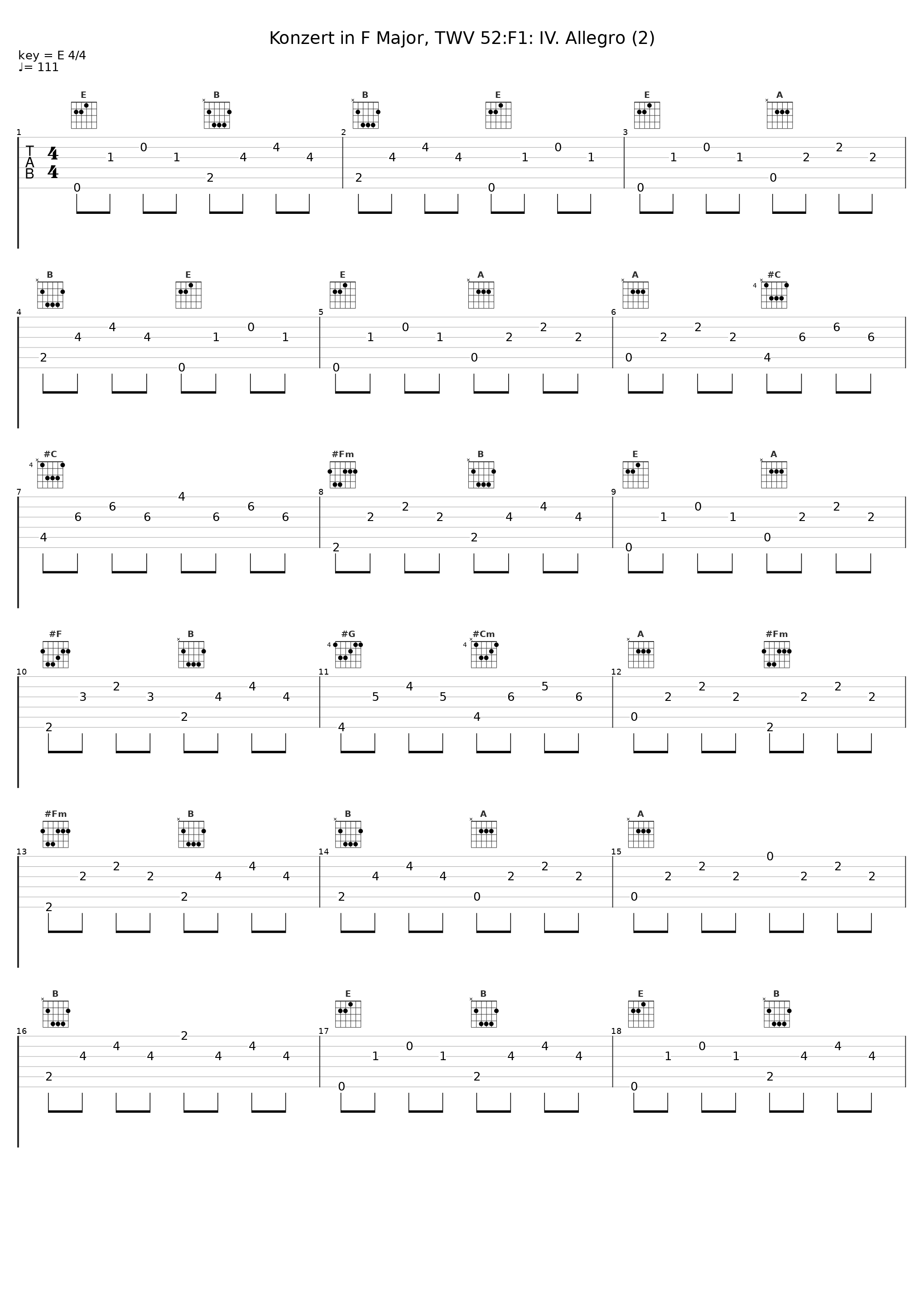 Konzert in F Major, TWV 52:F1: IV. Allegro (2)_Ricercar Consort,Frédéric de Roos,Marc Minkowski,Georg Philipp Telemann_1