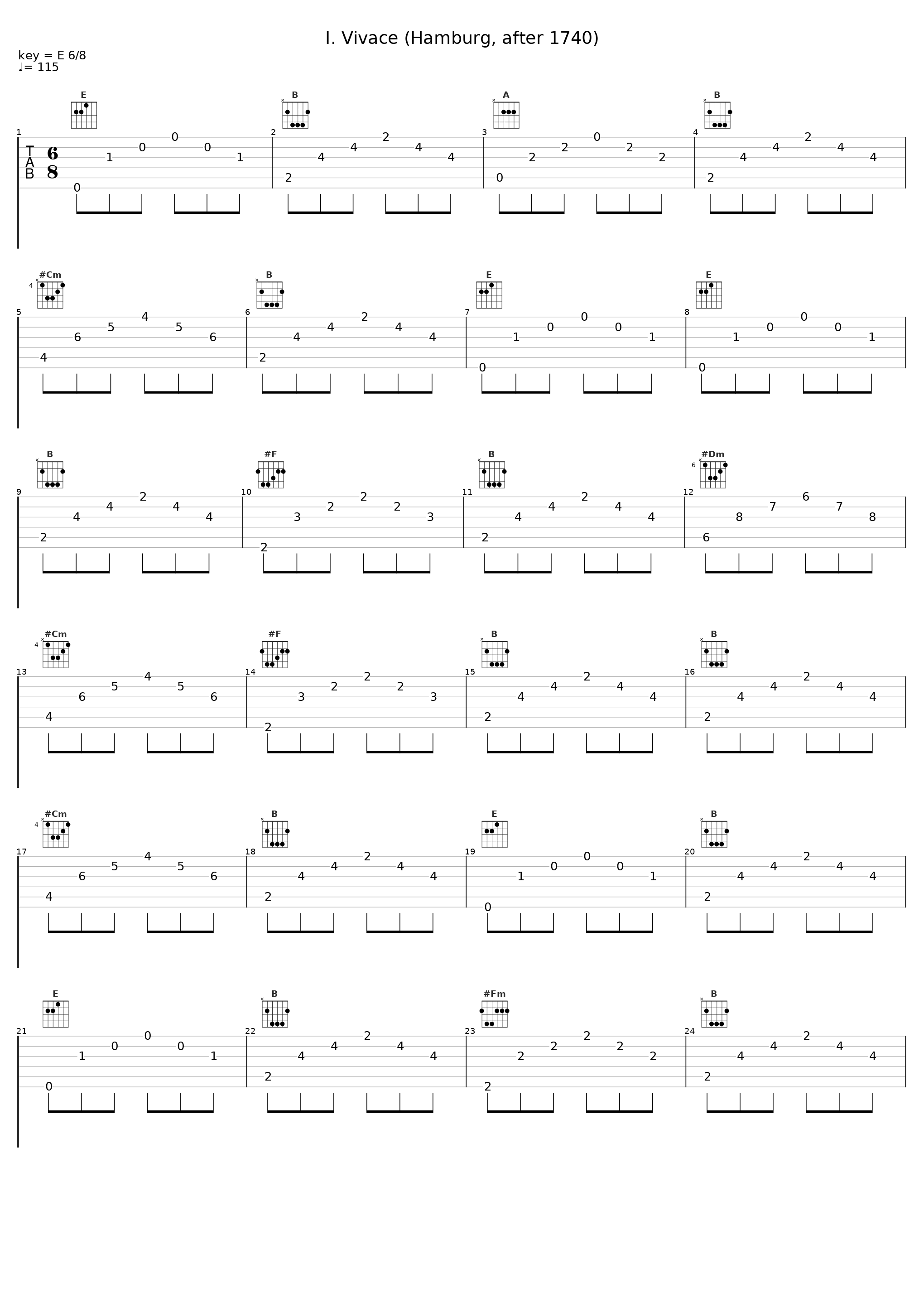 I. Vivace (Hamburg, after 1740)_Gustav Leonhardt,Anner Bylsma,Frans Brüggen,Georg Philipp Telemann,Wieland Kuijken_1