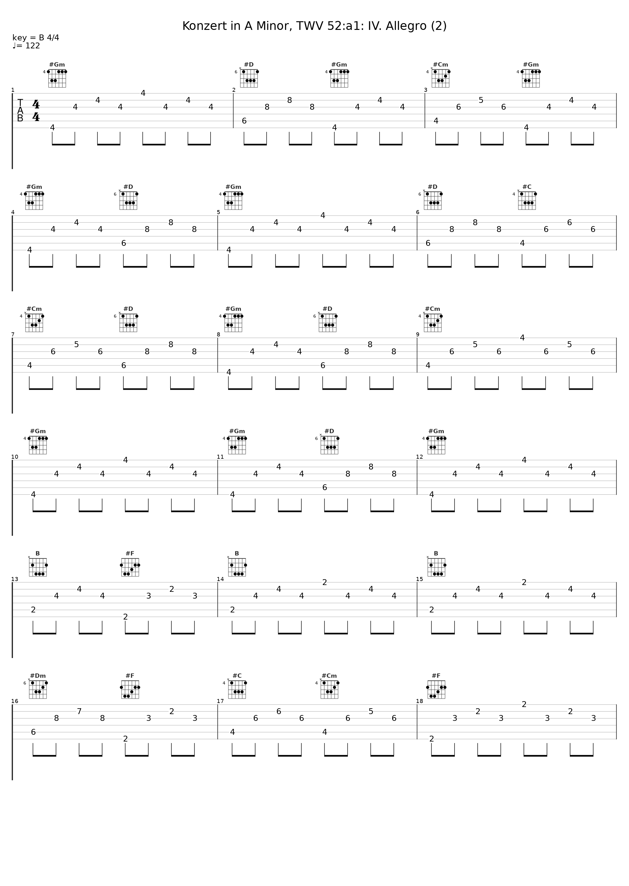 Konzert in A Minor, TWV 52:a1: IV. Allegro (2)_Ricercar Consort,Frédéric de Roos,Philippe Pierlot,Georg Philipp Telemann_1