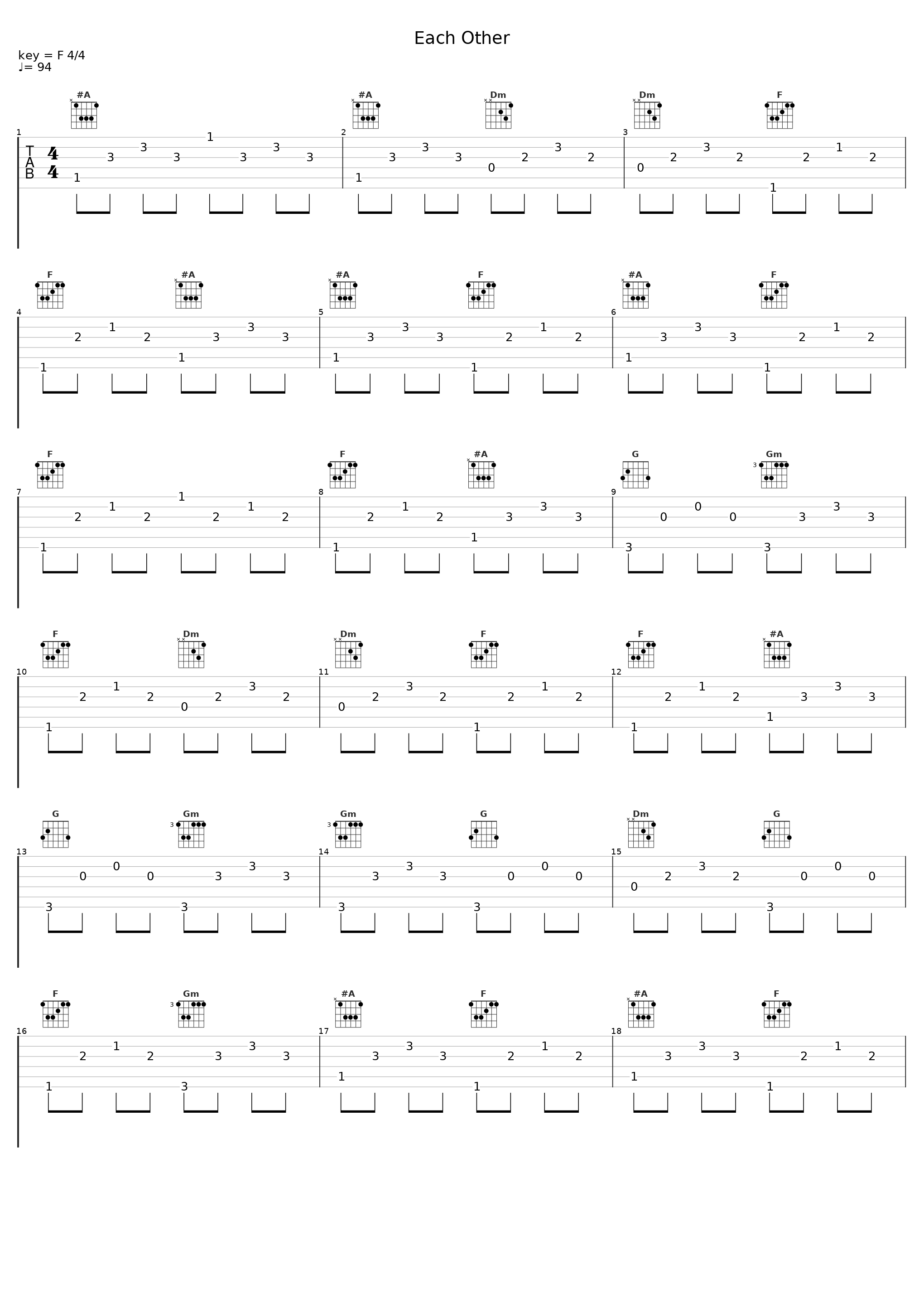 Each Other_i.No_1