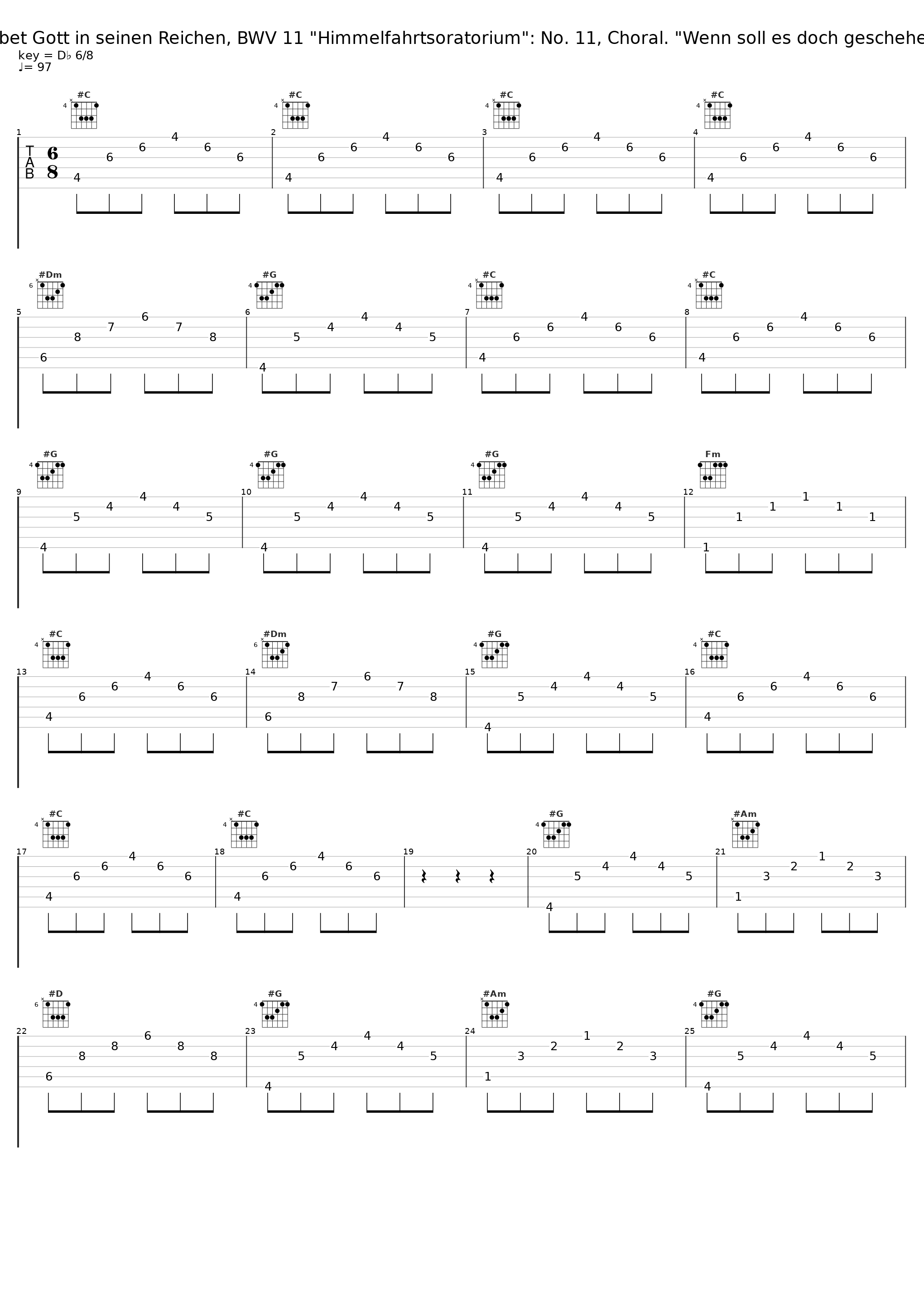 Lobet Gott in seinen Reichen, BWV 11 "Himmelfahrtsoratorium": No. 11, Choral. "Wenn soll es doch geschehen“_Nikolaus Harnoncourt,Wiener Sängerknaben,Chorus Viennensis_1