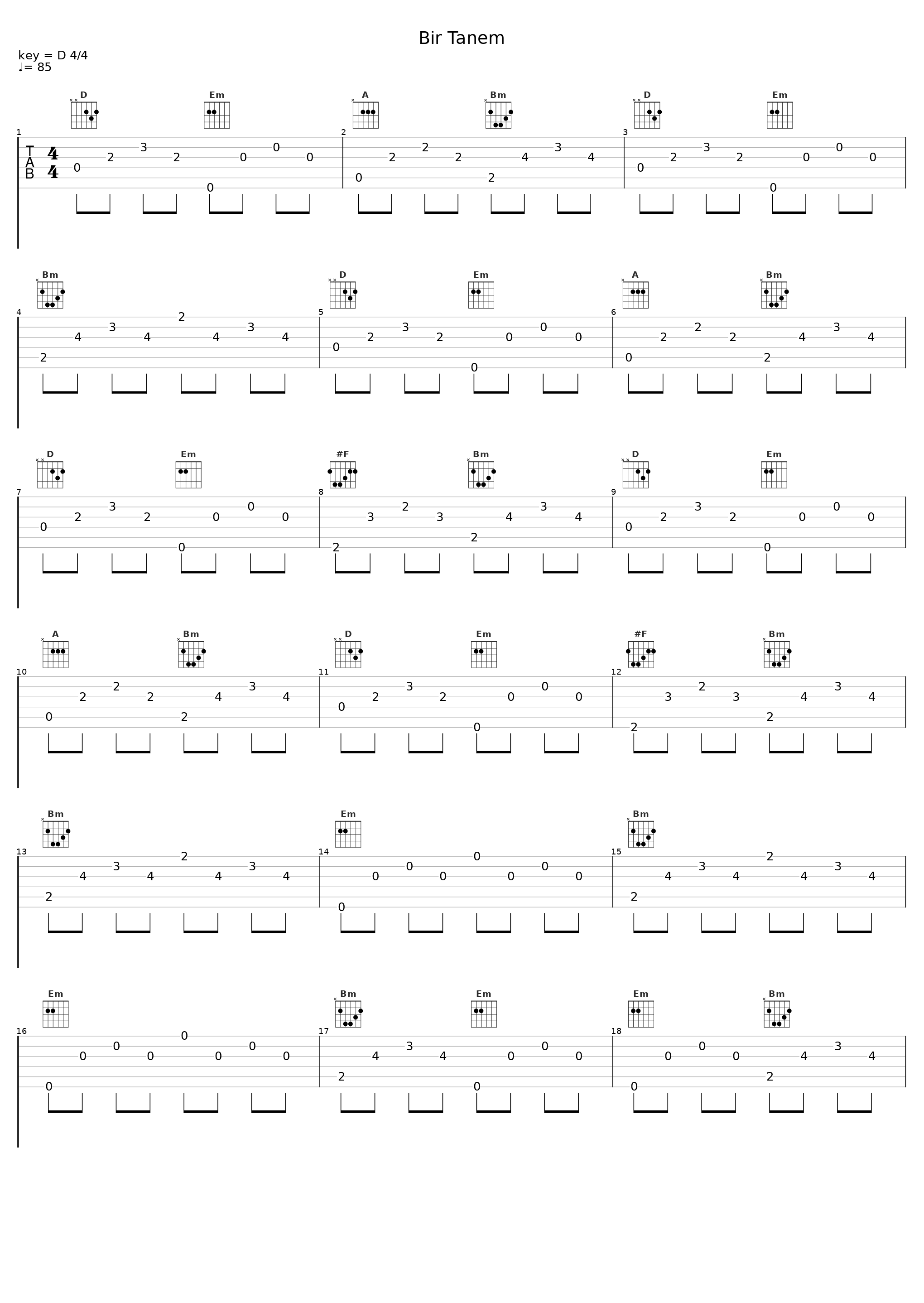 Bir Tanem_Mustafa Sandal_1