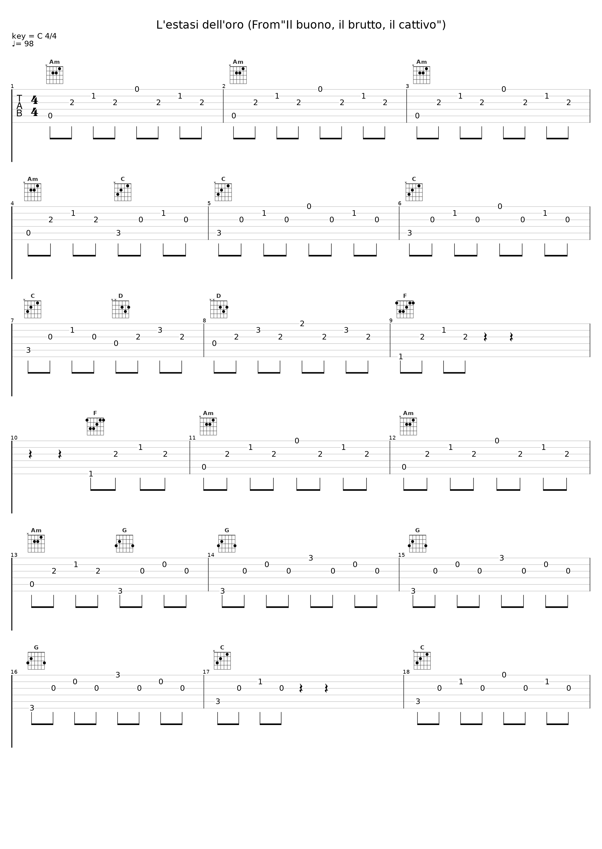 L'estasi dell'oro (From"Il buono, il brutto, il cattivo")_Ennio Morricone_1