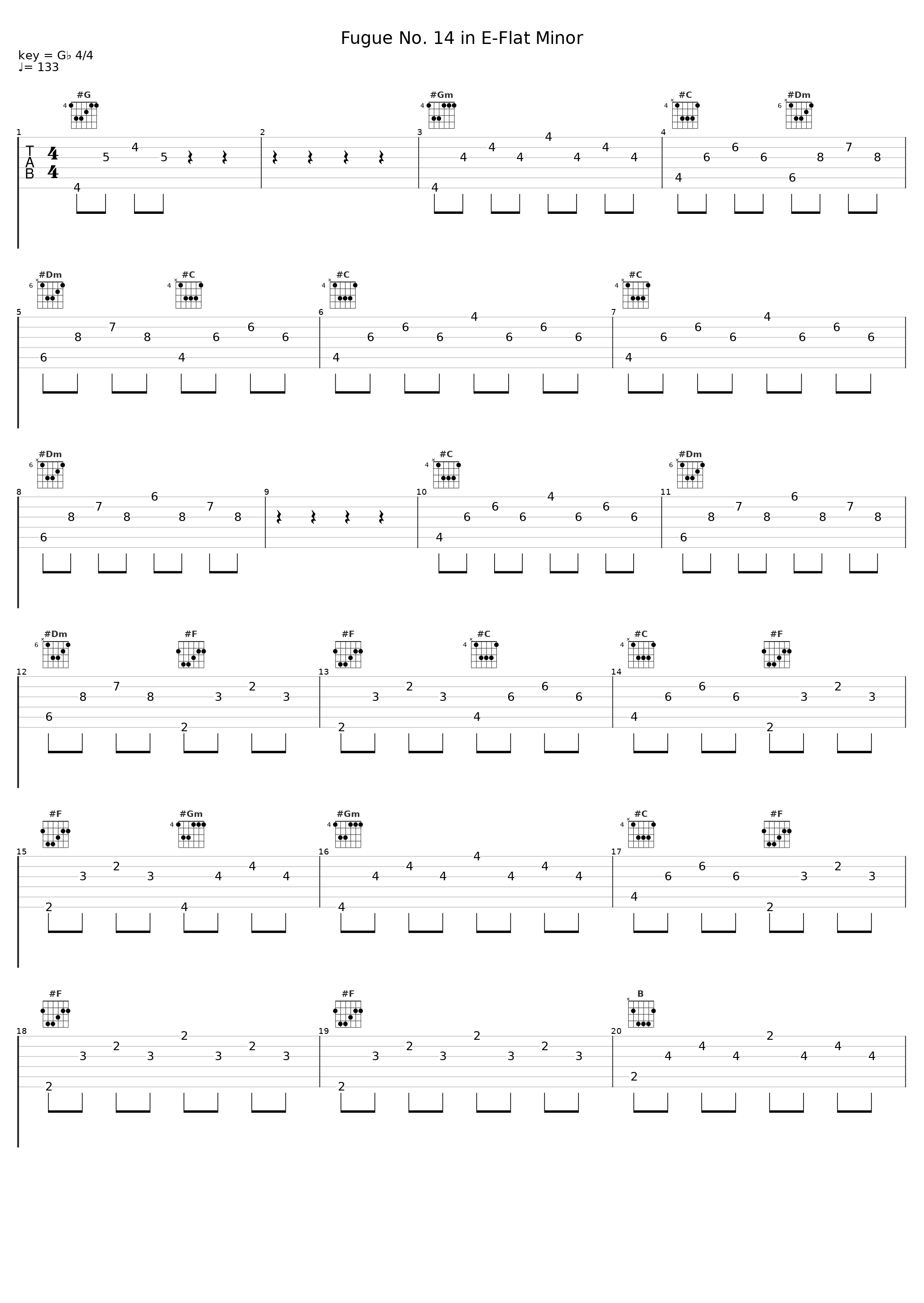 Fugue No. 14 in E-Flat Minor_Igor Levit,Dmitri Shostakovich_1