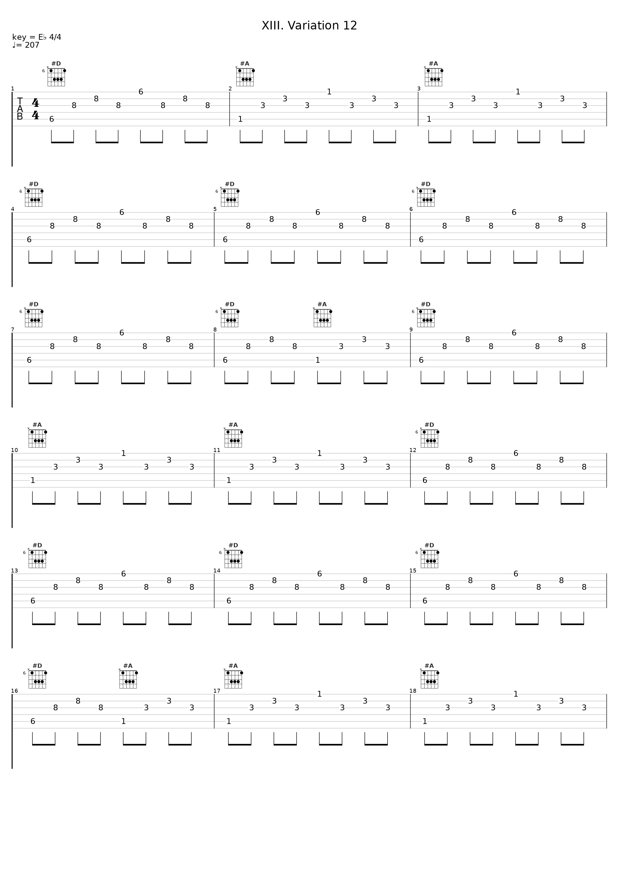 XIII. Variation 12_Shura Cherkassky,Ludwig van Beethoven_1