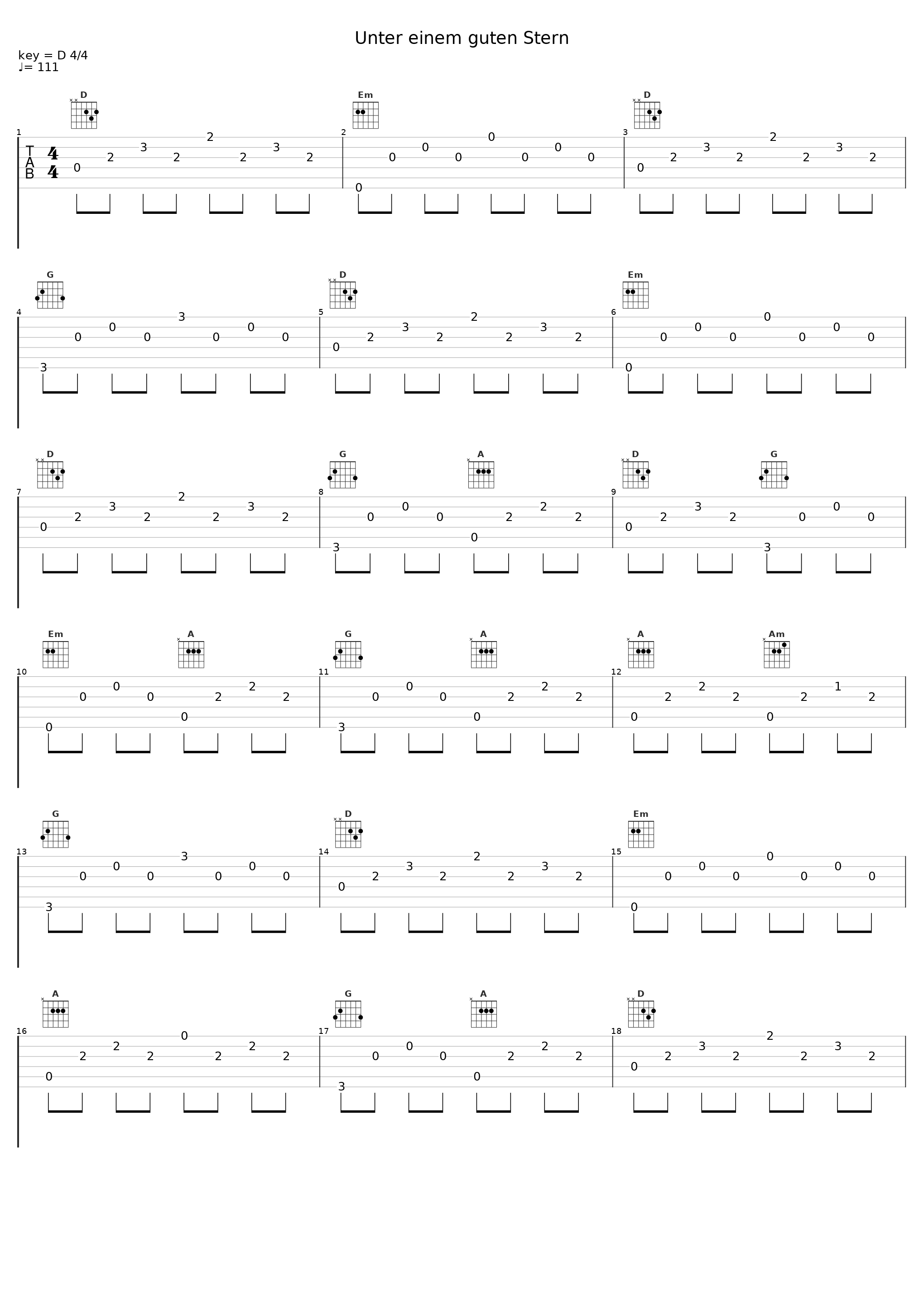 Unter einem guten Stern_Reinhard Horn_1