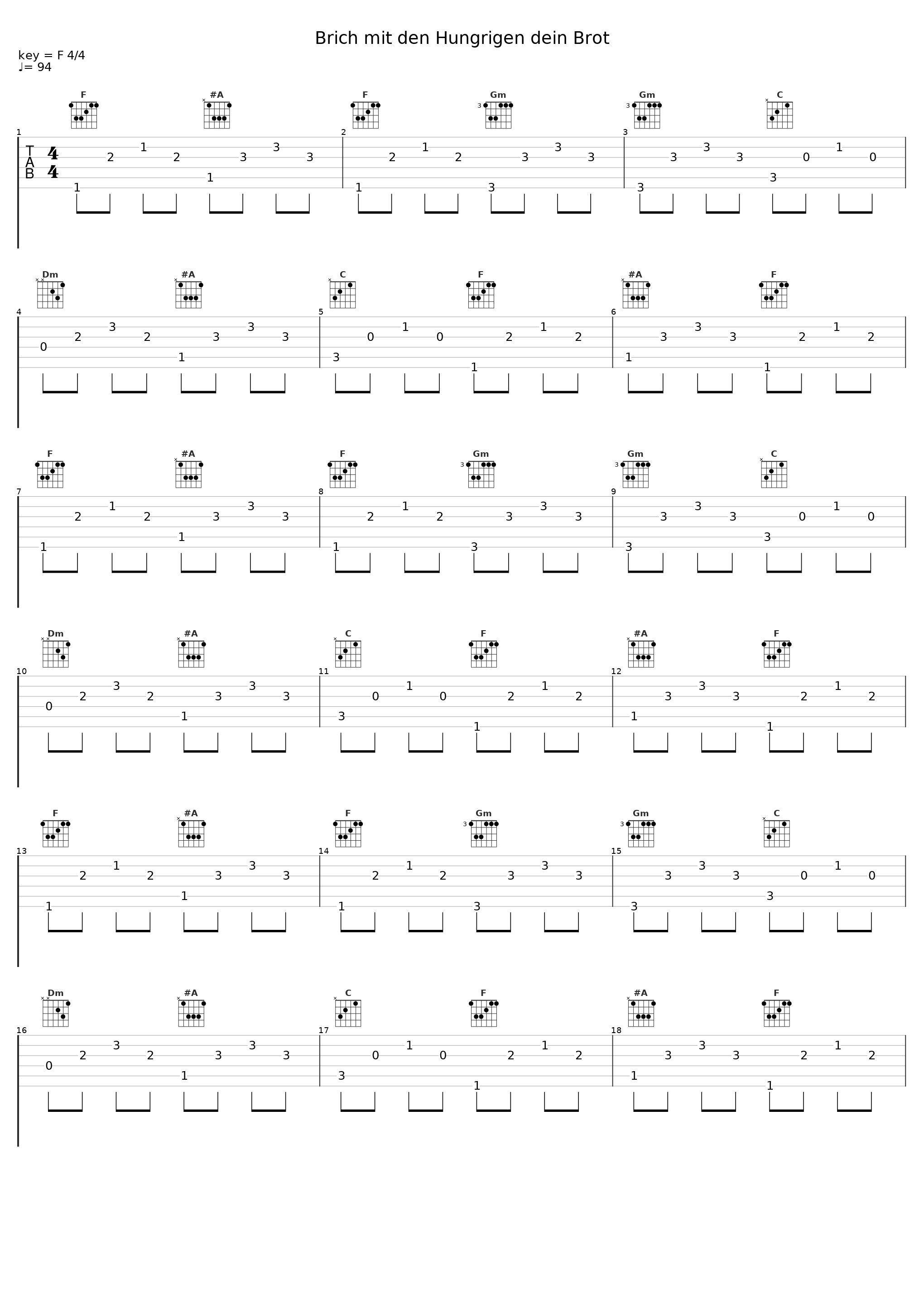 Brich mit den Hungrigen dein Brot_Reinhard Horn_1