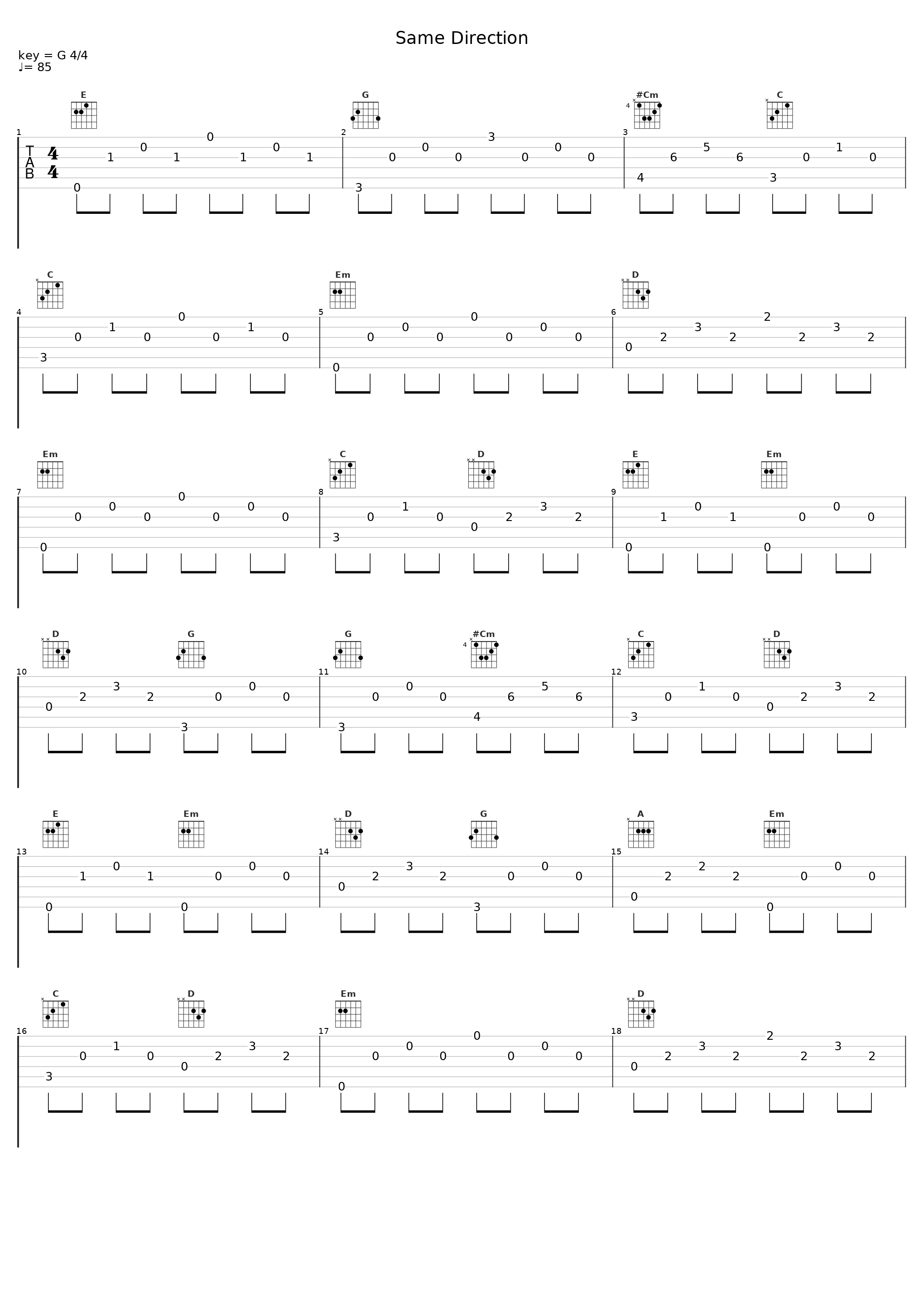 Same Direction_Vitamin String Quartet_1