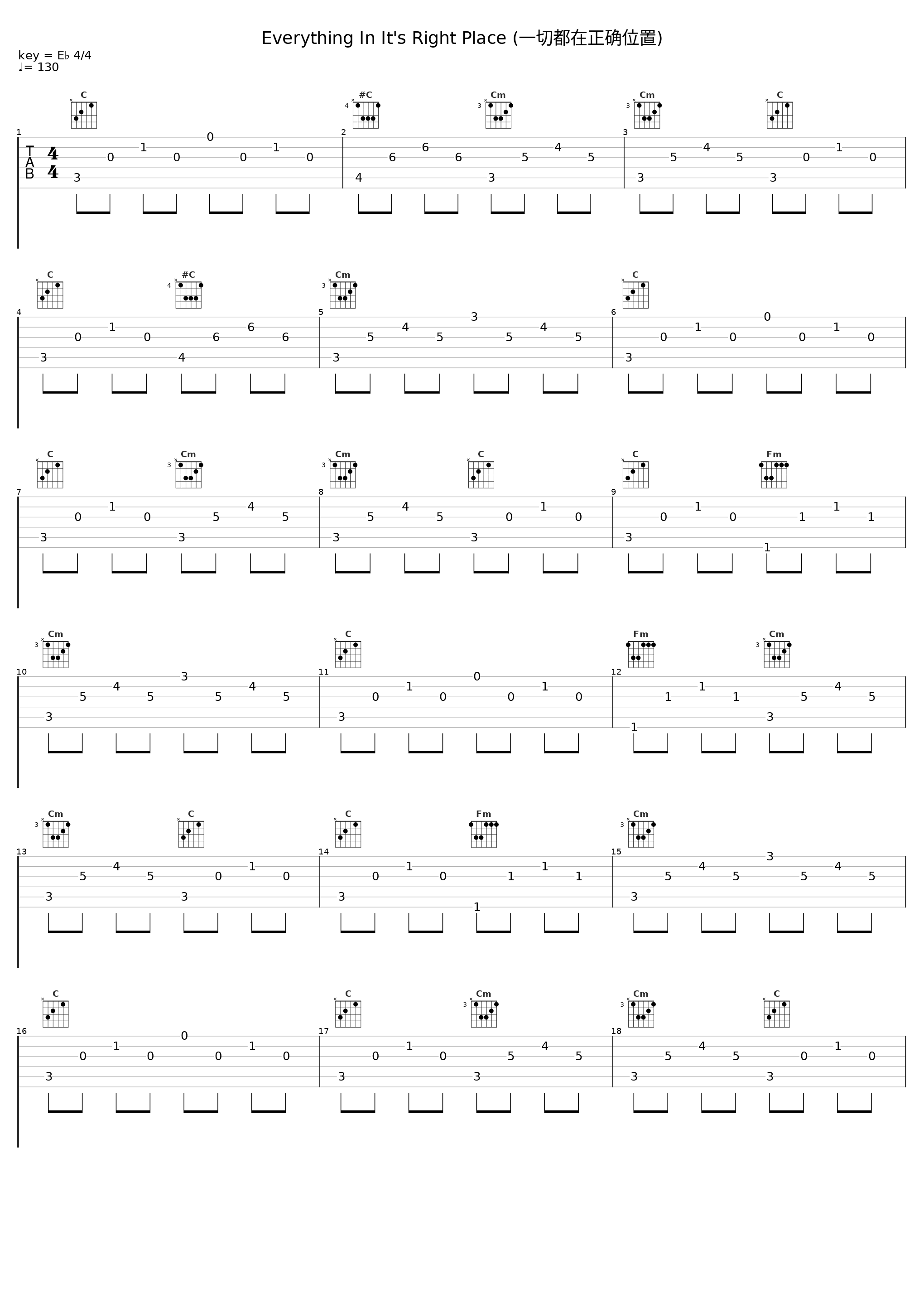 Everything In It's Right Place (一切都在正确位置)_Vitamin String Quartet_1