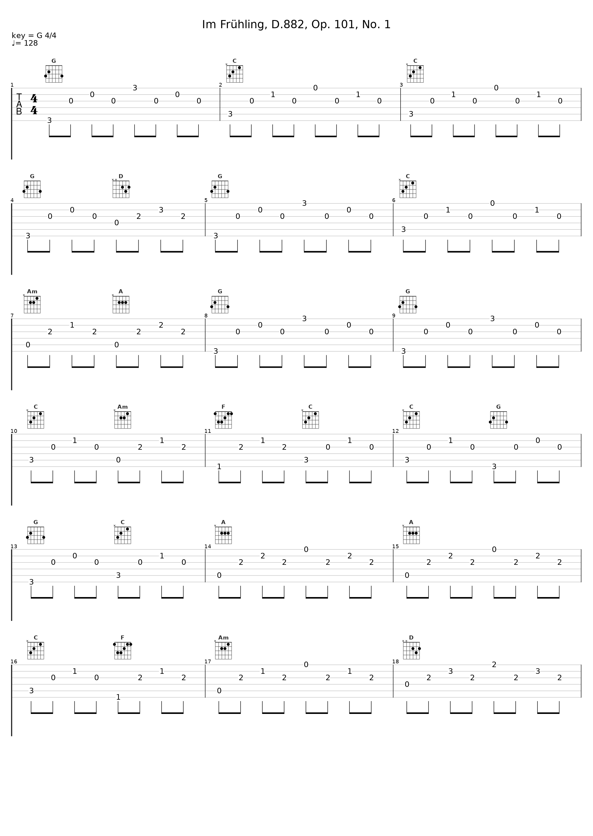 Im Frühling, D.882, Op. 101, No. 1_Gunther Hasselmann_1