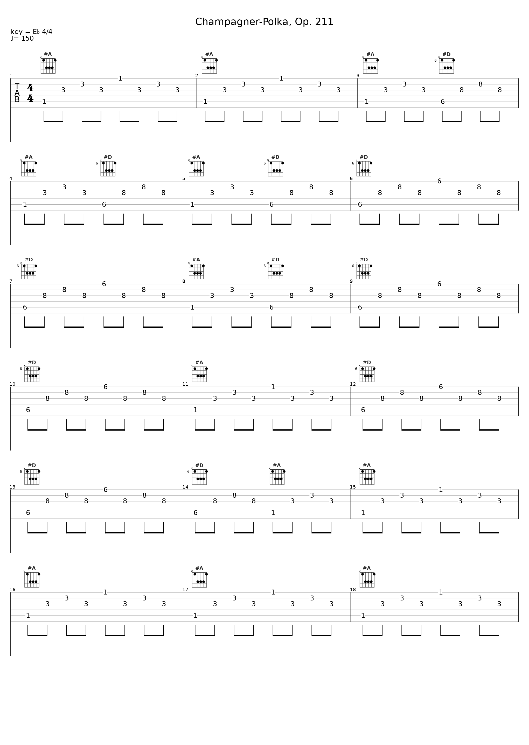 Champagner-Polka, Op. 211_Gunther Hasselmann_1